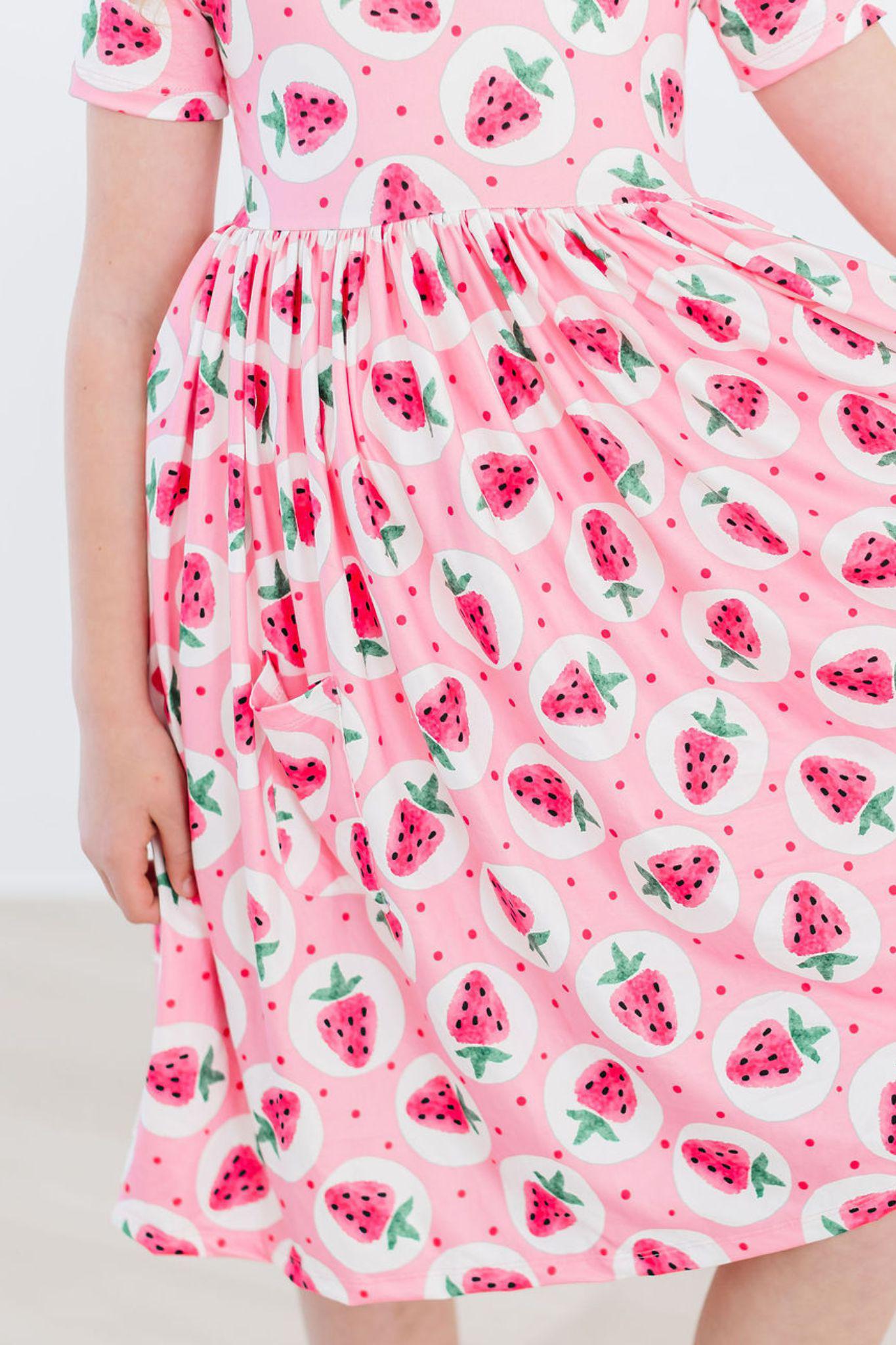 Strawberry Fields S/s Pocket Twirl Dress