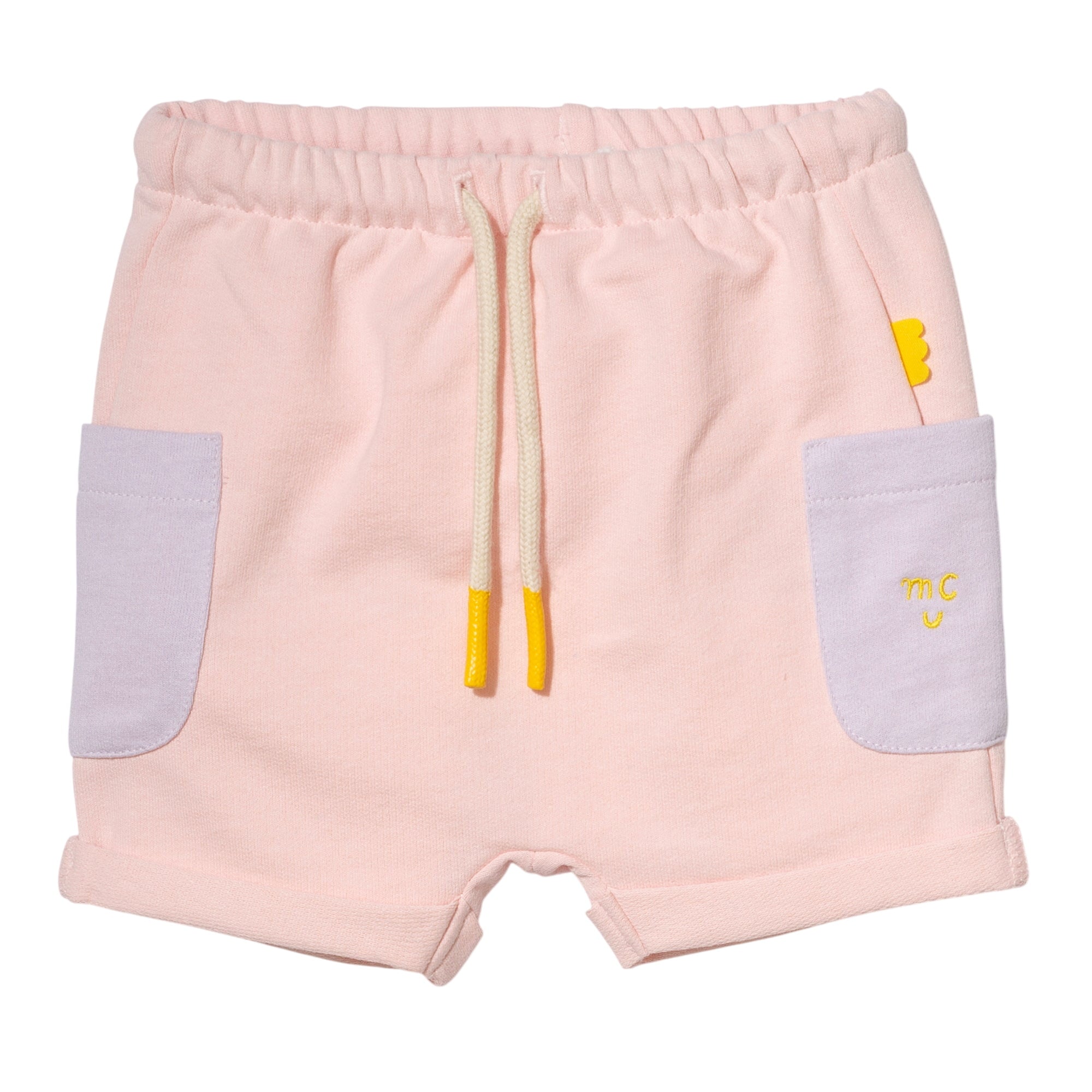Recycled Cotton Pink Baby Short