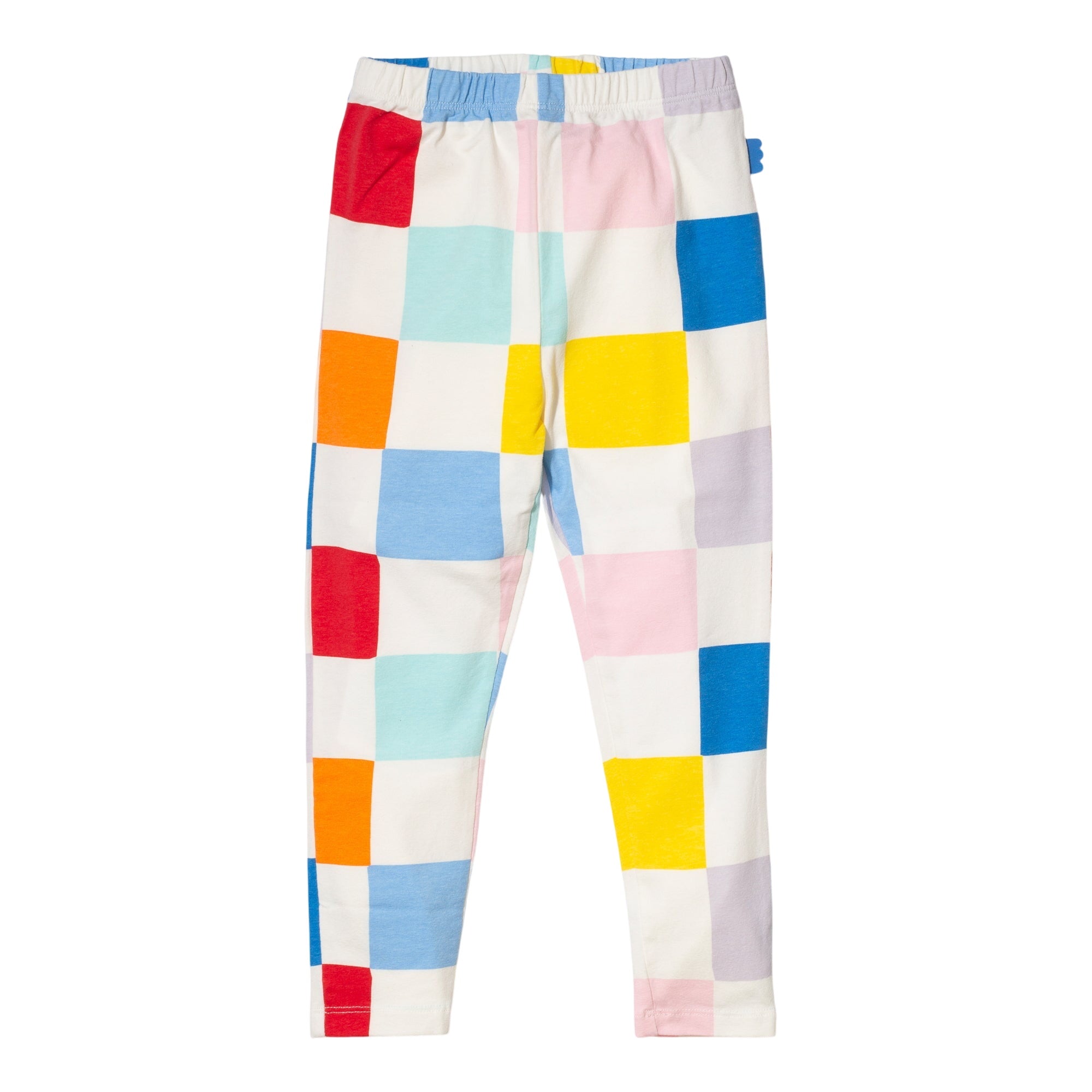 Recycled Cotton Checkered Baby Leggings