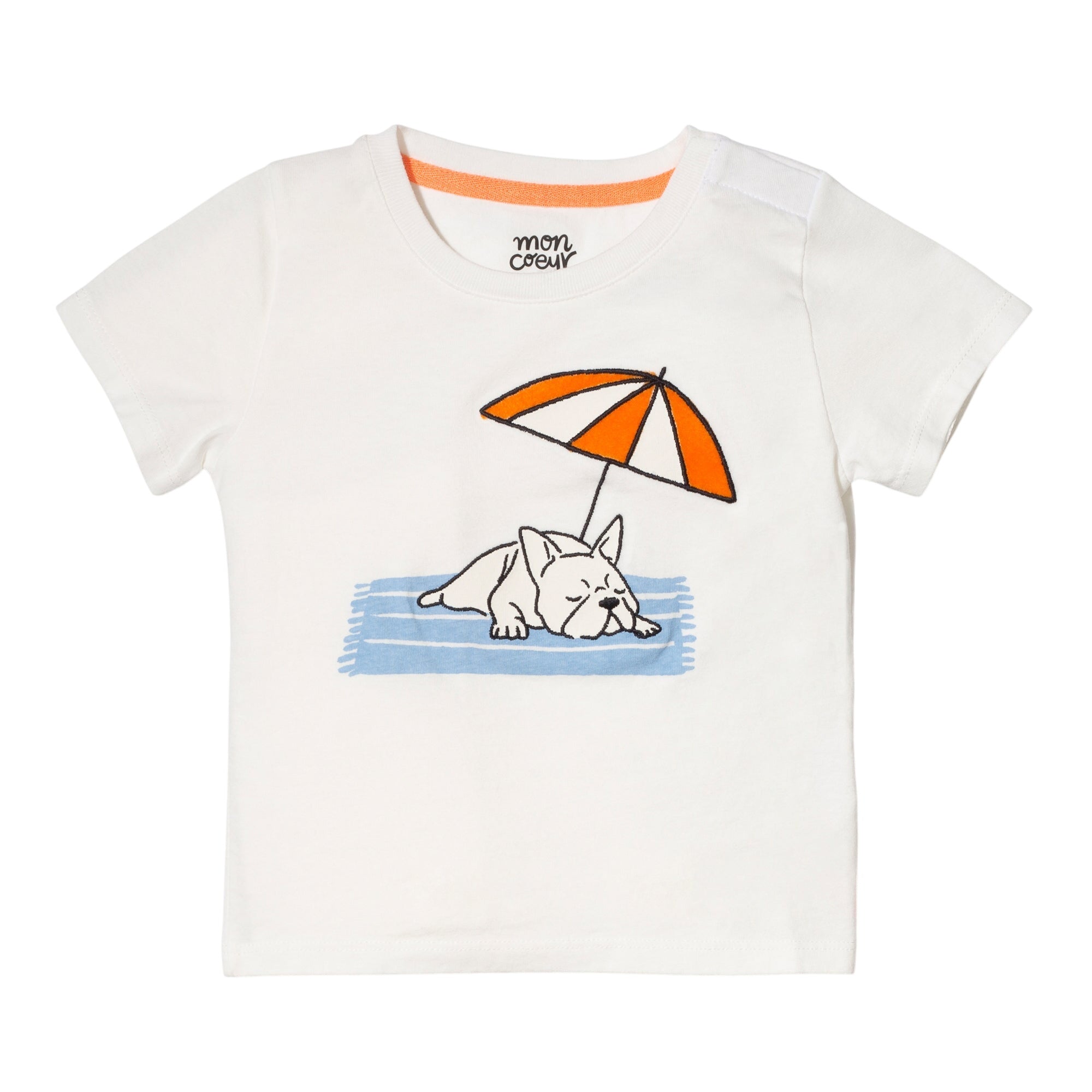 Recycled Cotton Frenchie Baby T-shirt