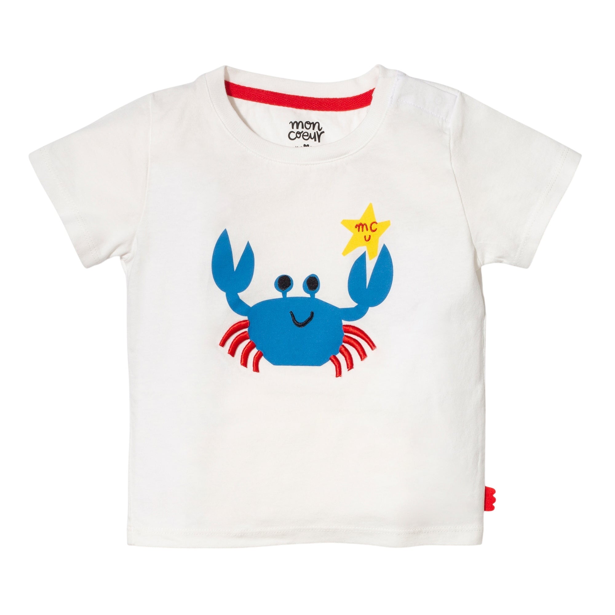 Recycled Cotton Crab Baby T-shirt