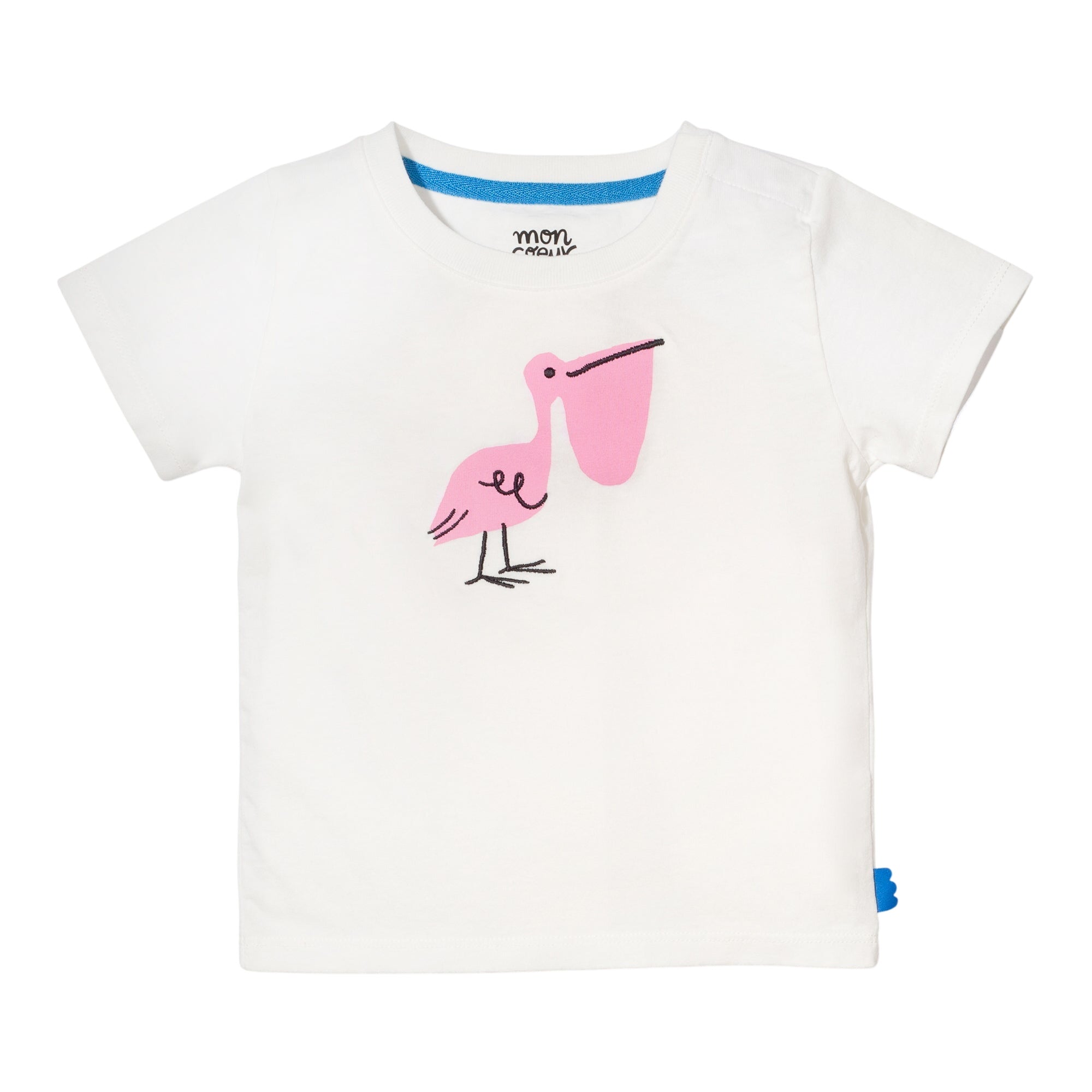 Recycled Cotton Pelican Baby T-shirt