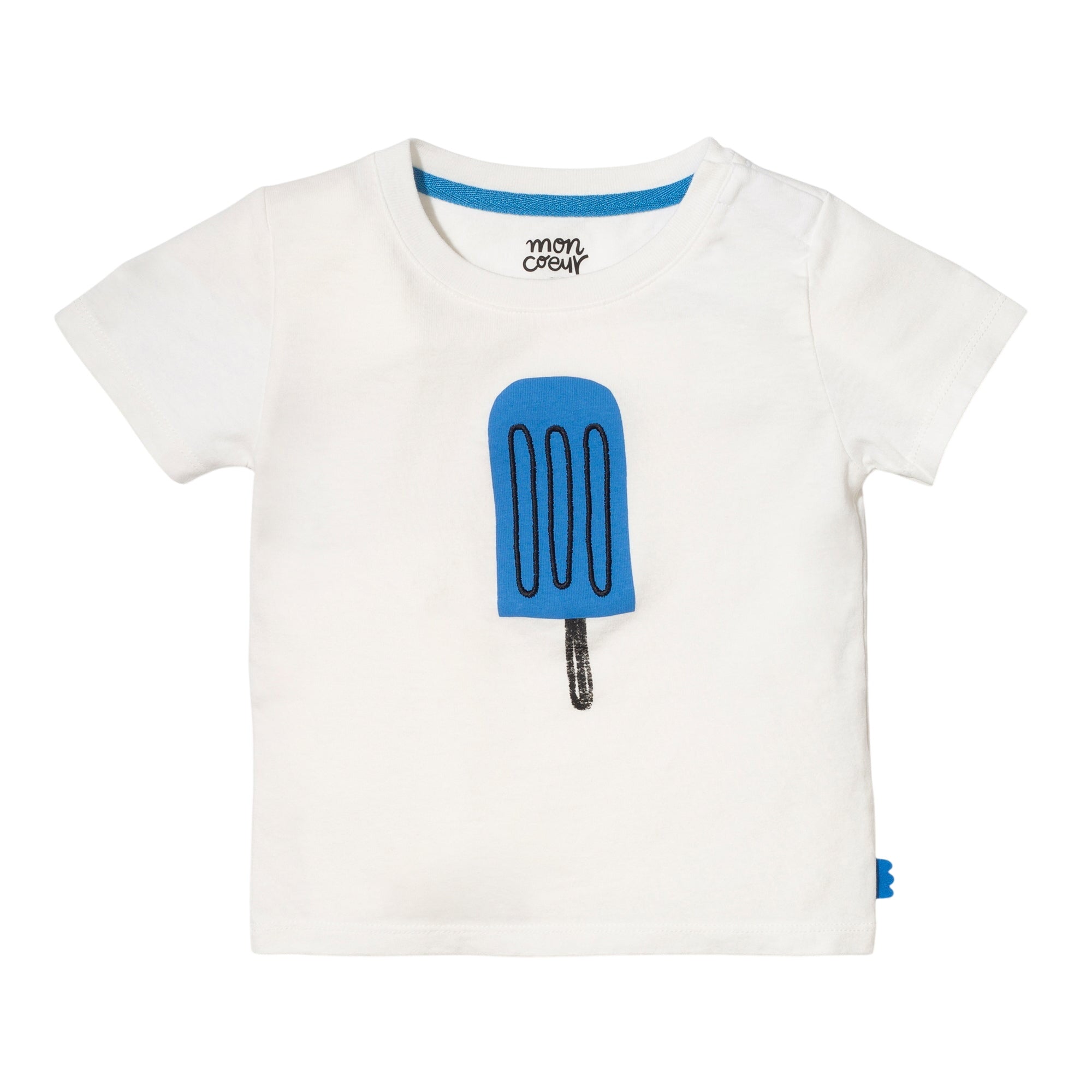 Recycled Cotton Blue Ice Pop Baby T-shirt