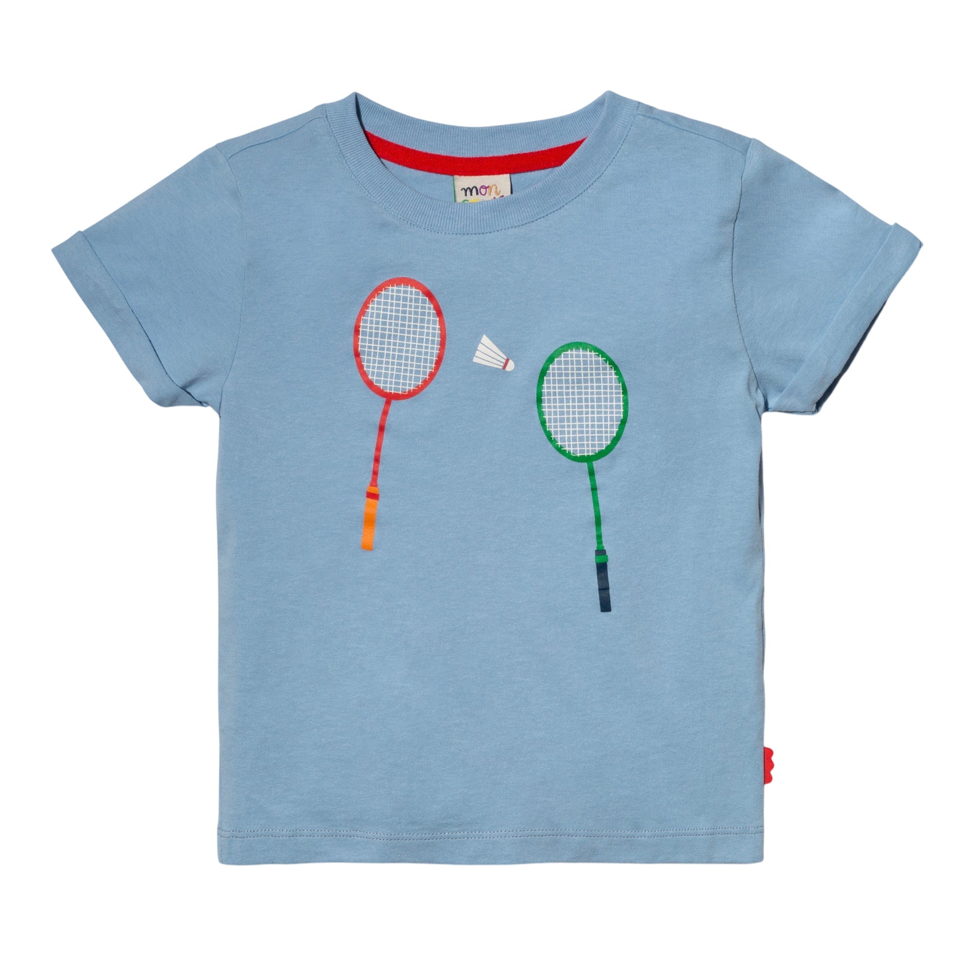 Recycled Cotton Badminton Kid T-shirt