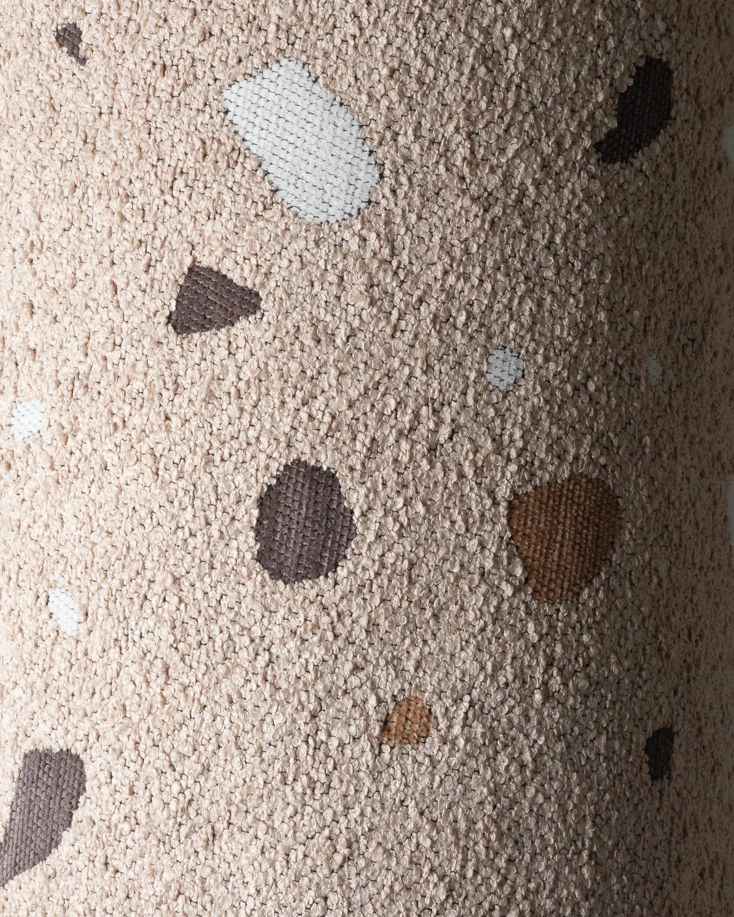 Terrazzo Sand Beanbag Chair And Ottoman Set