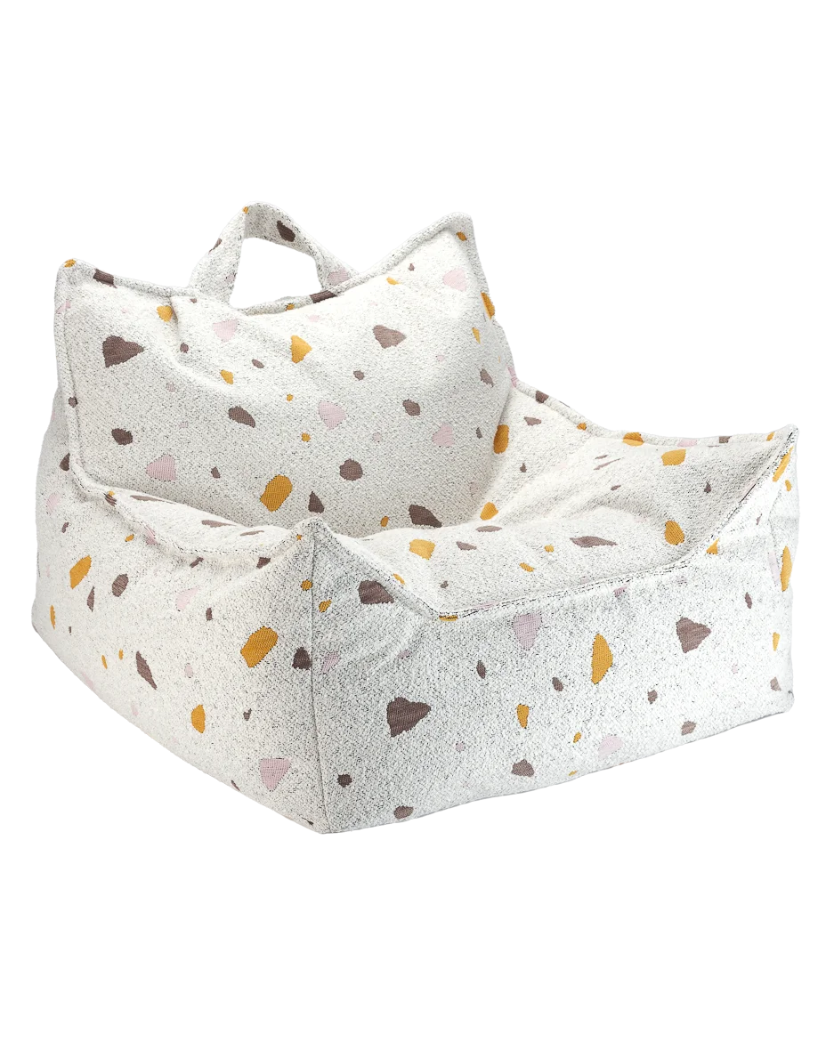 Terrazzo Marble Beanbag Chair Extra Cover