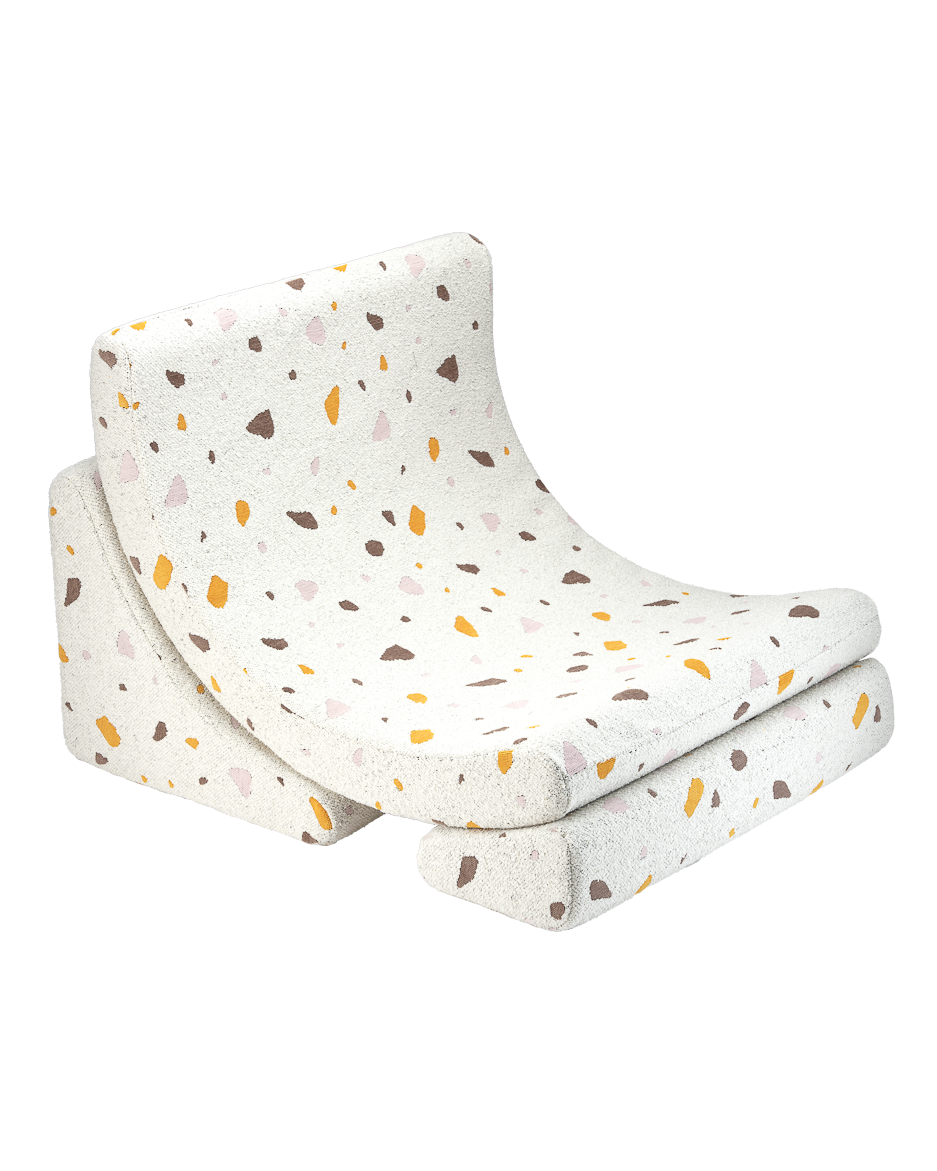 Terrazzo Marble Moon Chair