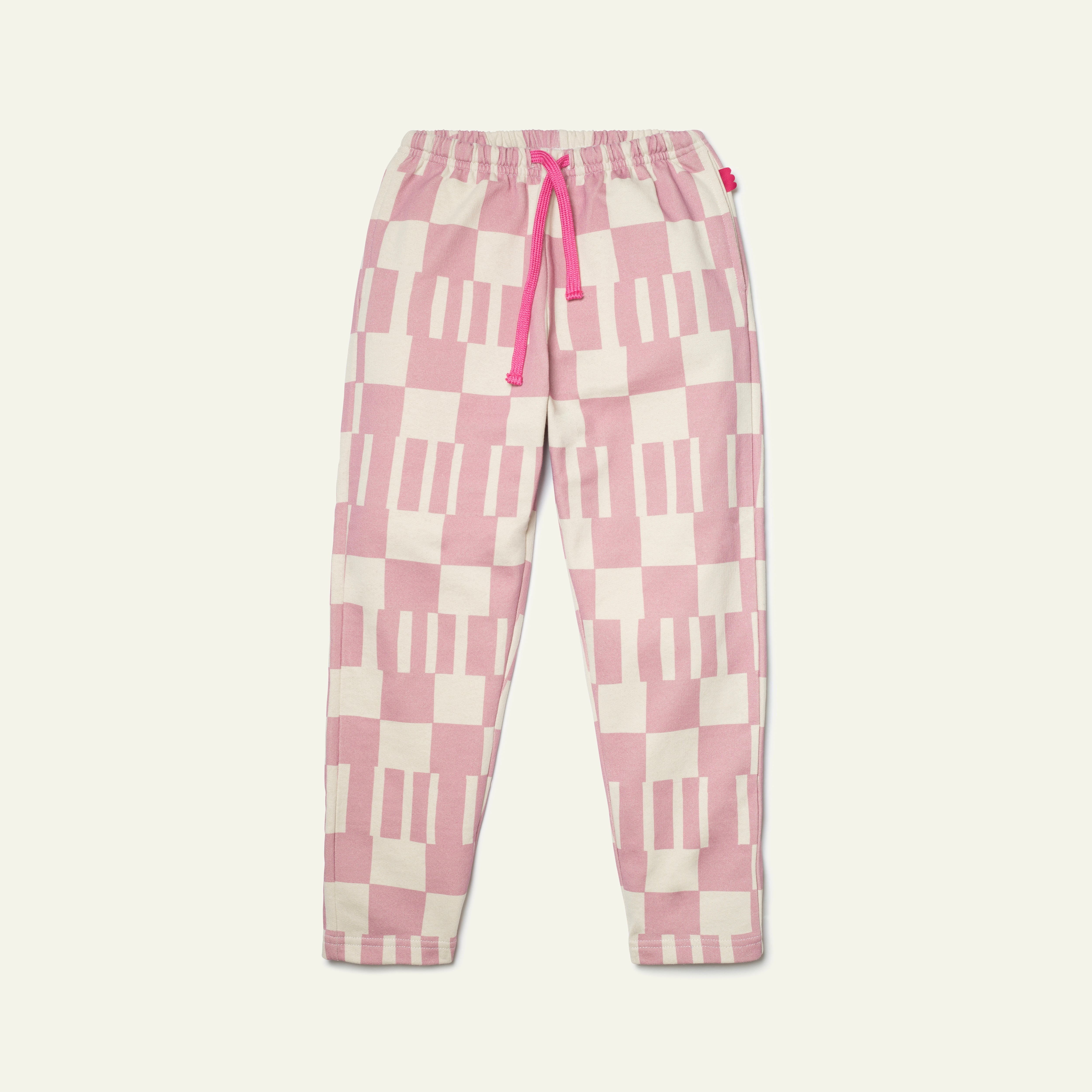 Recycled Cotton Pink Block Jogger