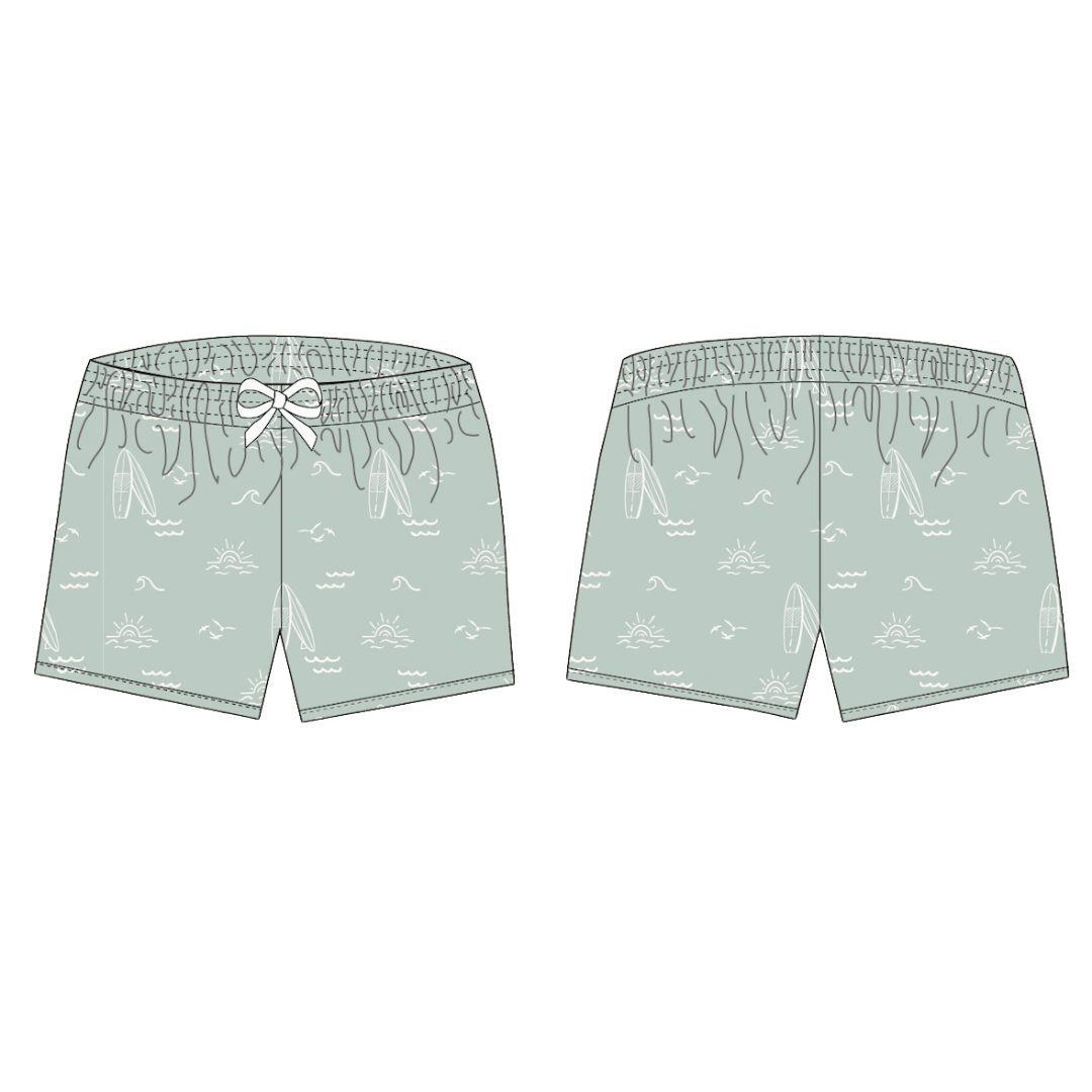 Sage Surfer Boys Swim Shorts