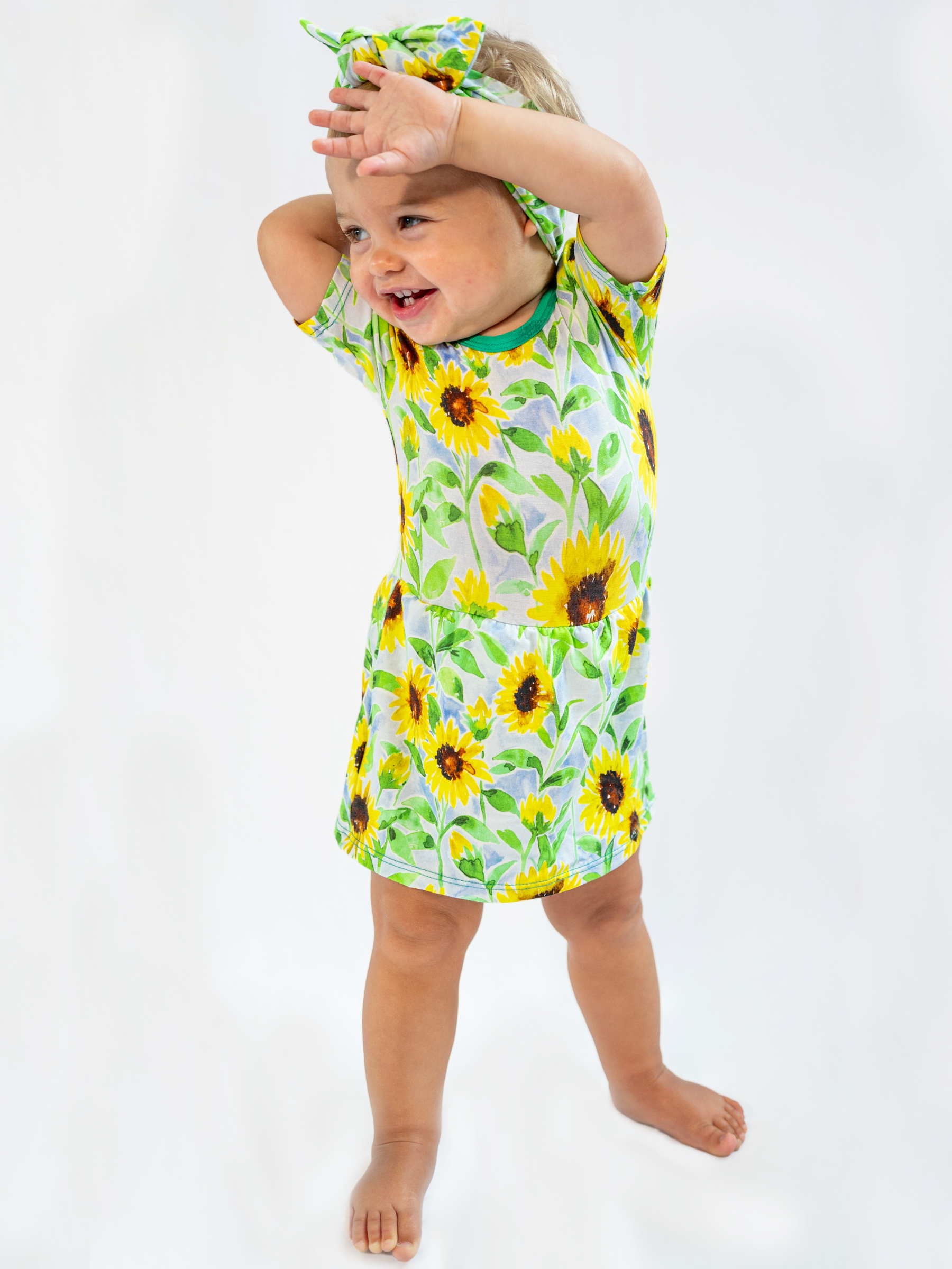 Sunflowers Baby Ballerina Dress