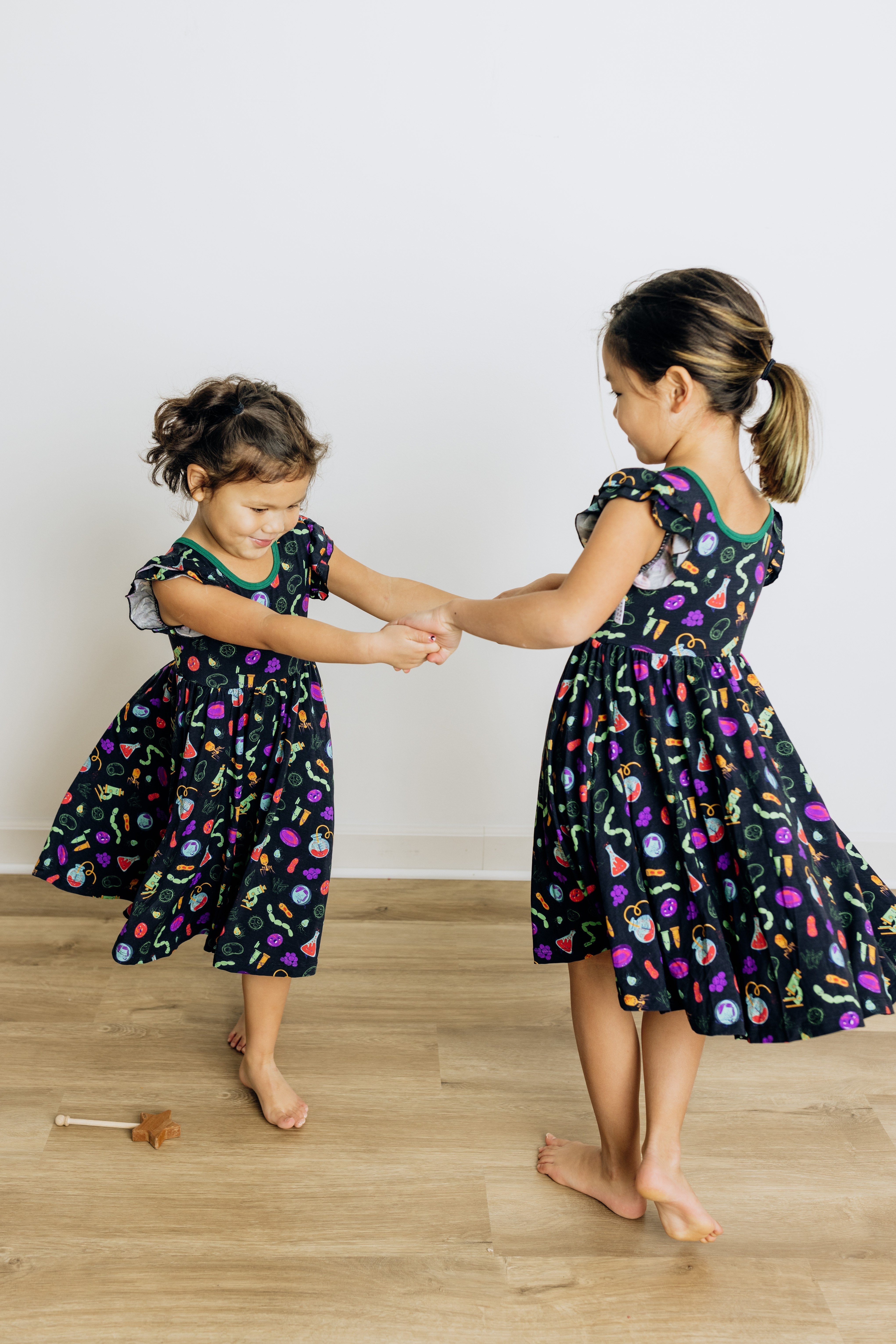 Going Viral Microbiology Mid-length Bamboo Twirl Dress