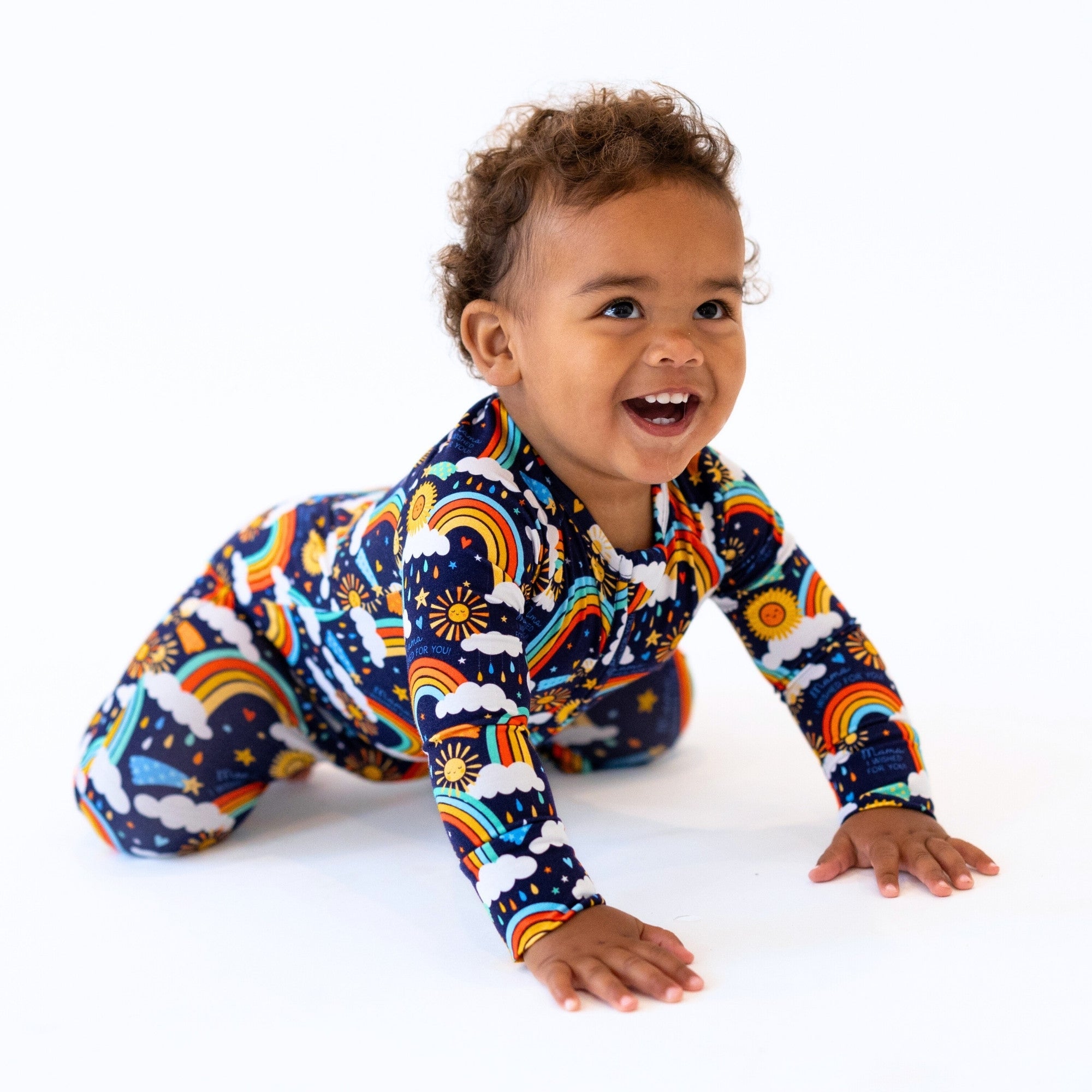 The Second-skin Convertible Romper | Here Comes The Sunshine (blue)