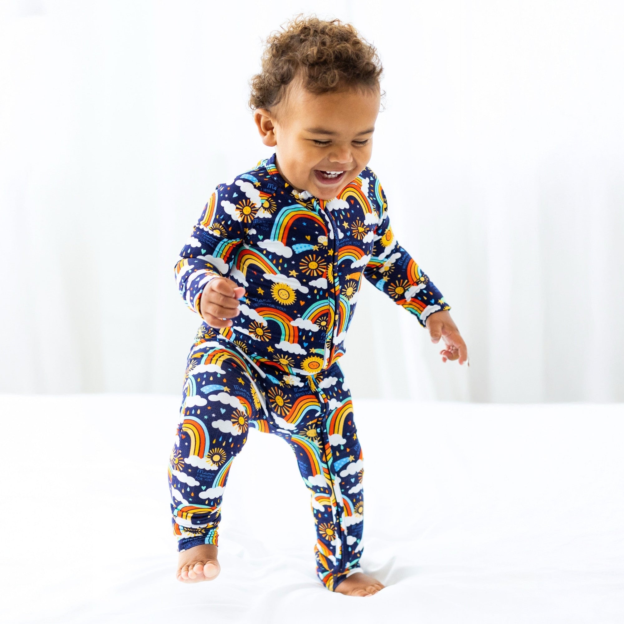 The Second-skin Convertible Romper | Here Comes The Sunshine (blue)