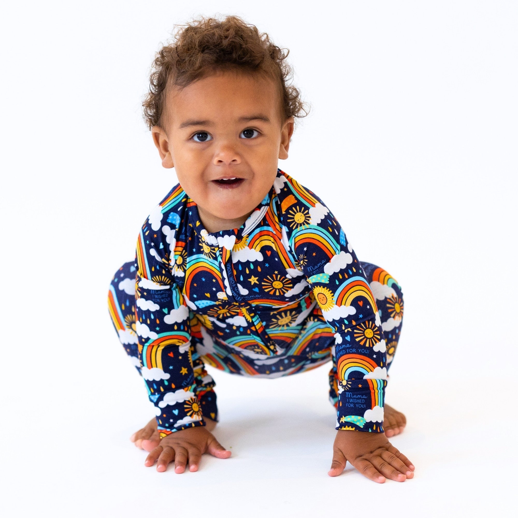 The Second-skin Convertible Romper | Here Comes The Sunshine (blue)