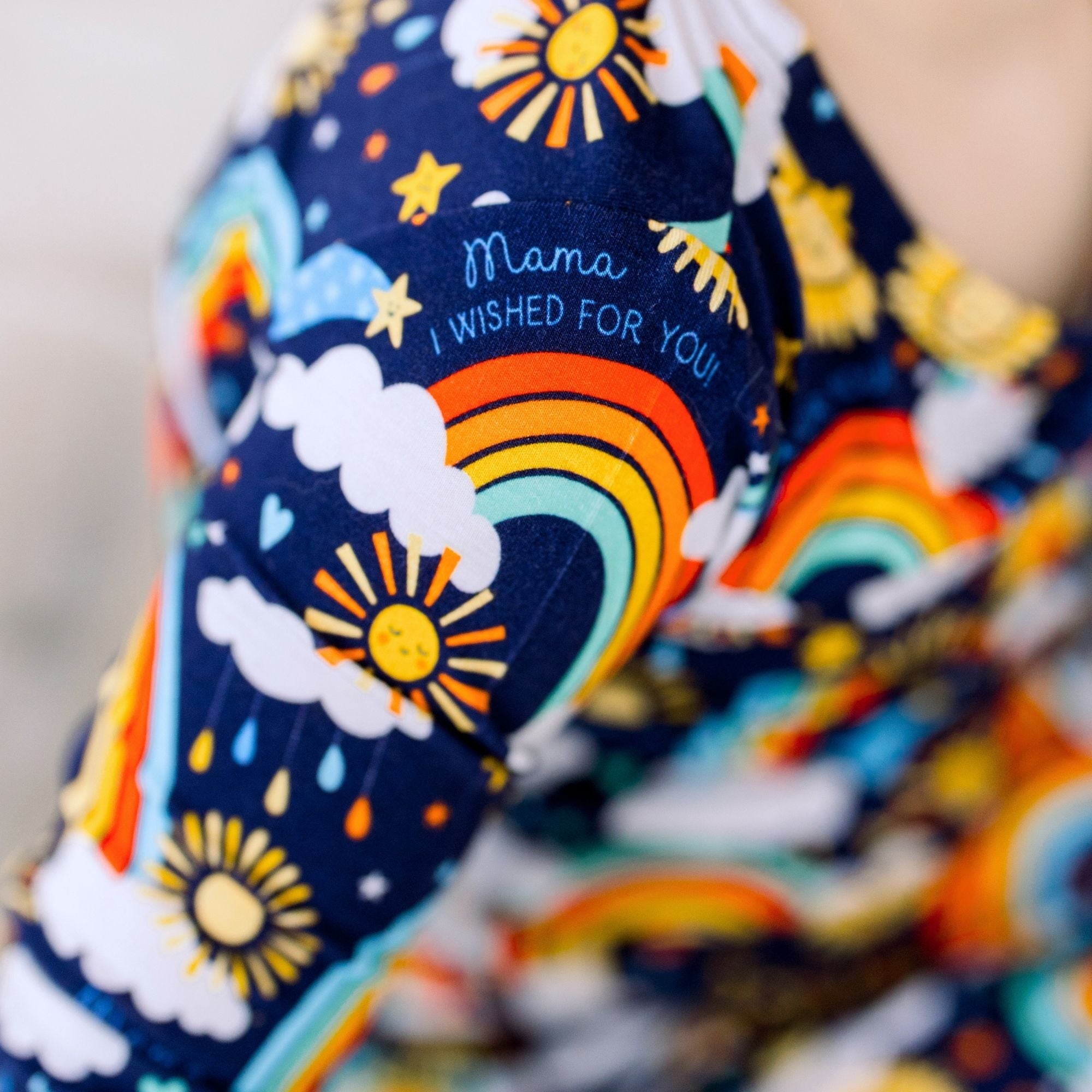 The Second-skin 2-piece Long Sleeve Pajama | Here Comes The Sunshine (blue)