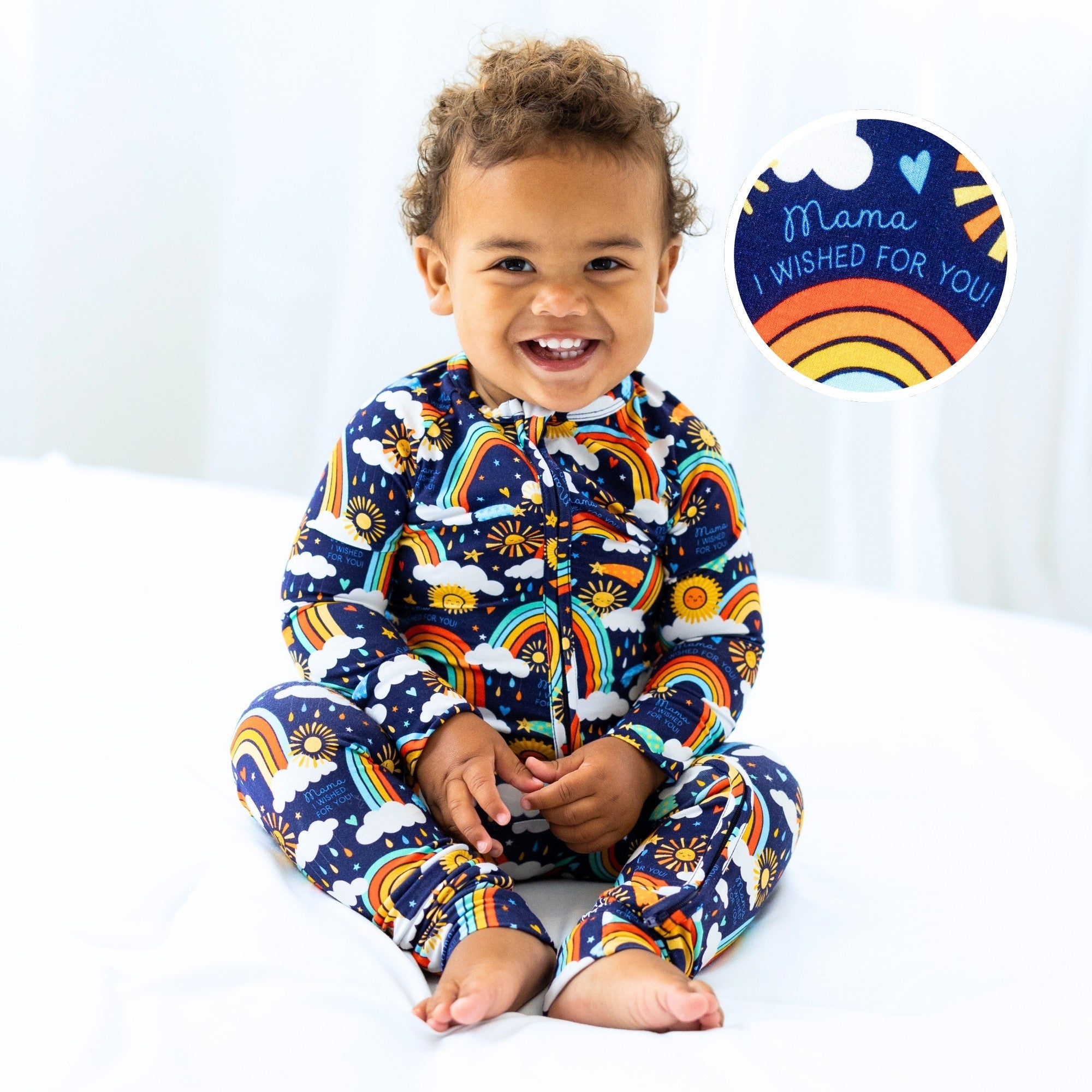 The Second-skin Convertible Romper | Here Comes The Sunshine (blue)