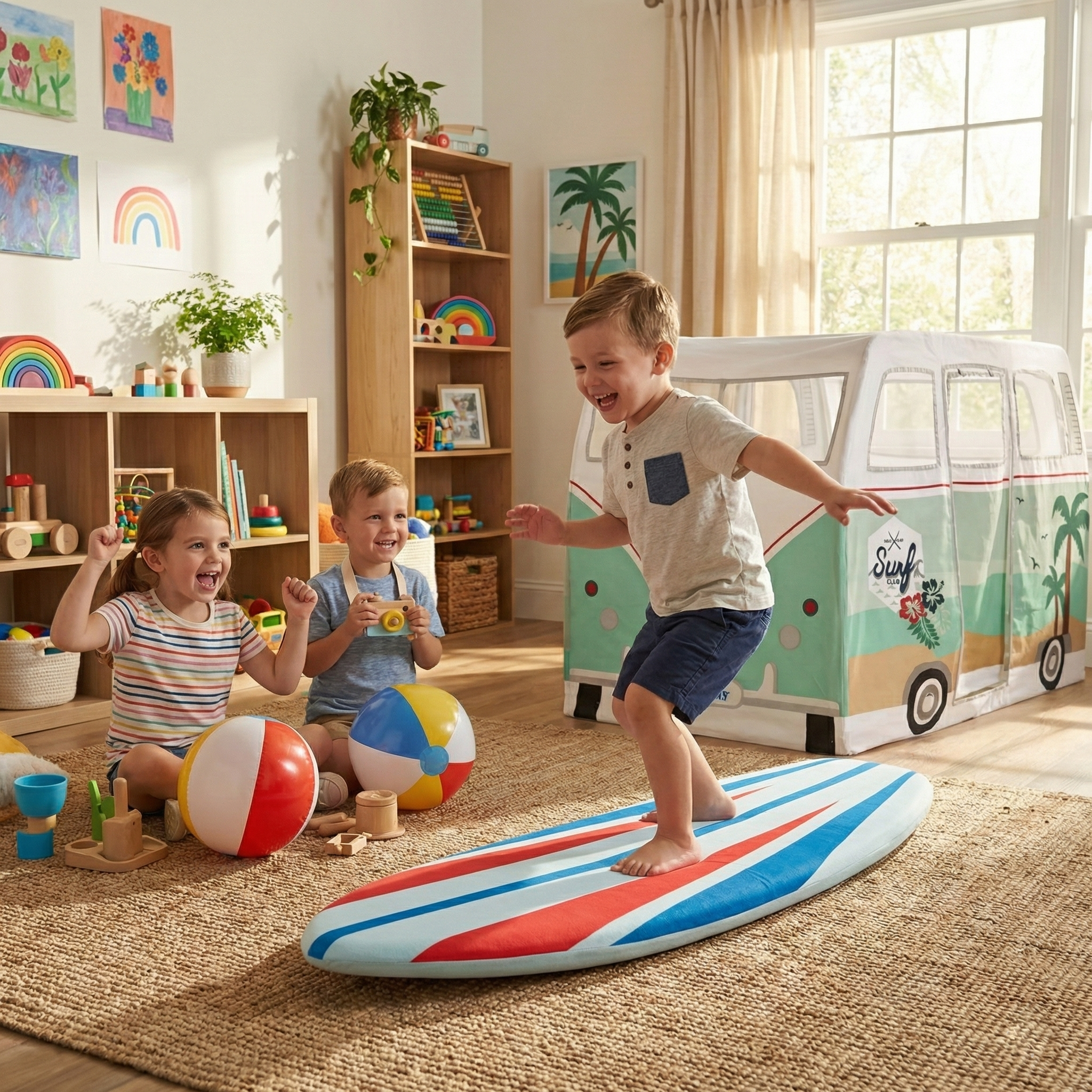 Surf Board Plush Toy