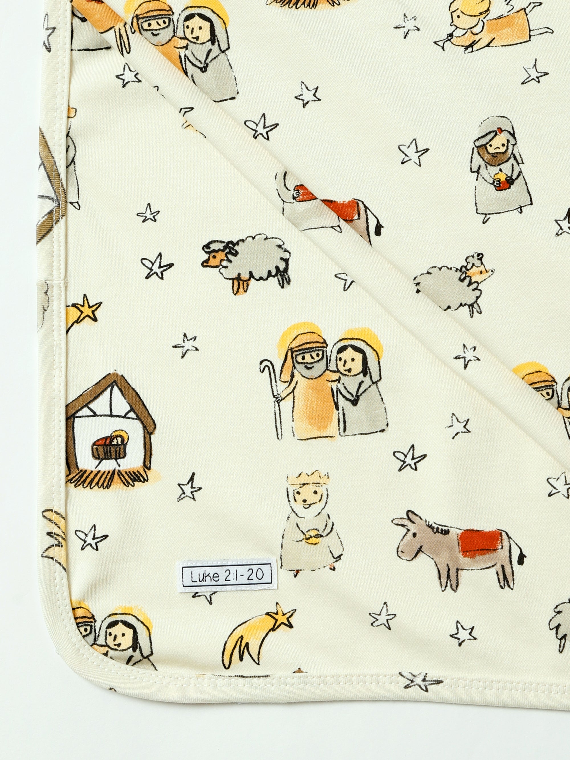 Away In A Manger Swaddle Cotton