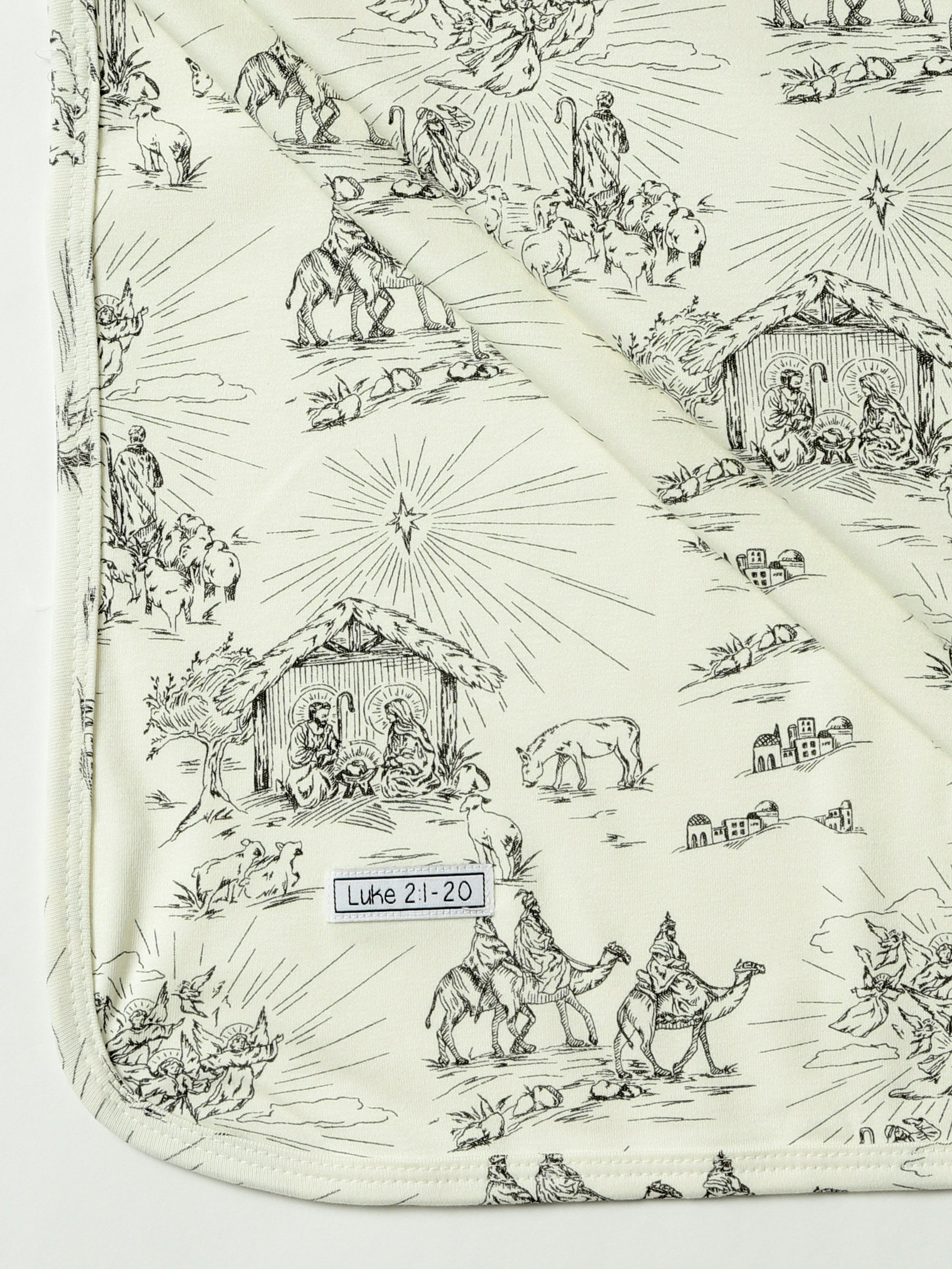 O Little Town Of Bethlehem Swaddle Cotton