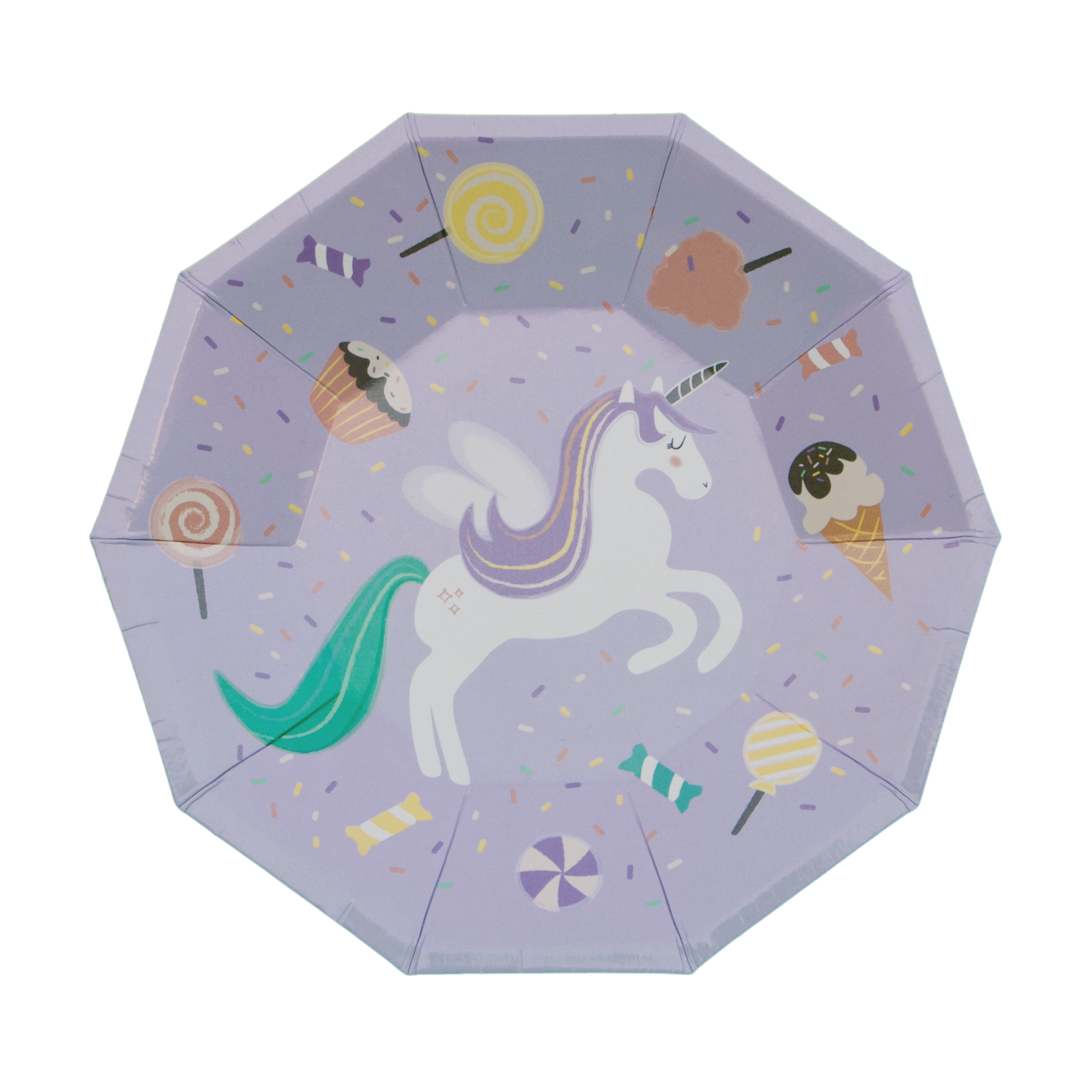 Sweet Unicorn Small Plates (set Of 8)