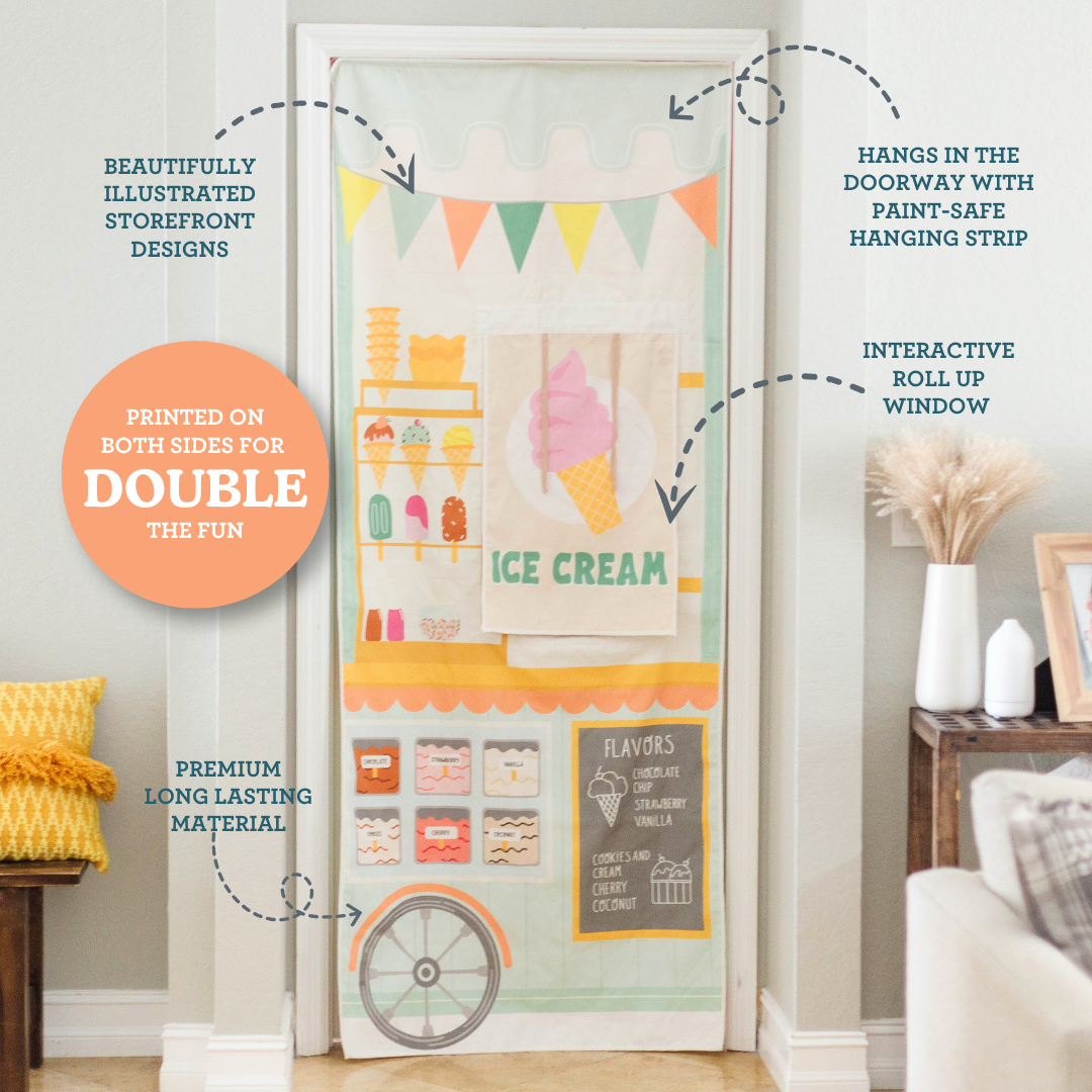 Ice Cream & Coffee Shop Storefront