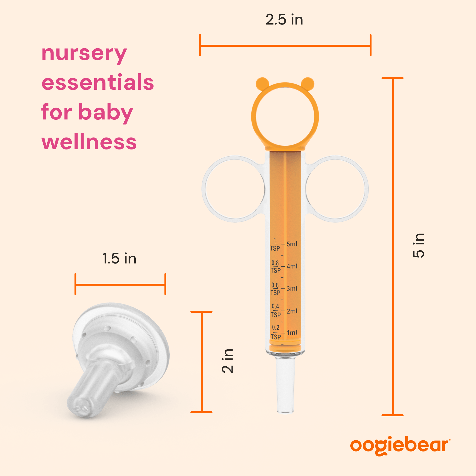 Baby Medicine Syringe + Feeder
