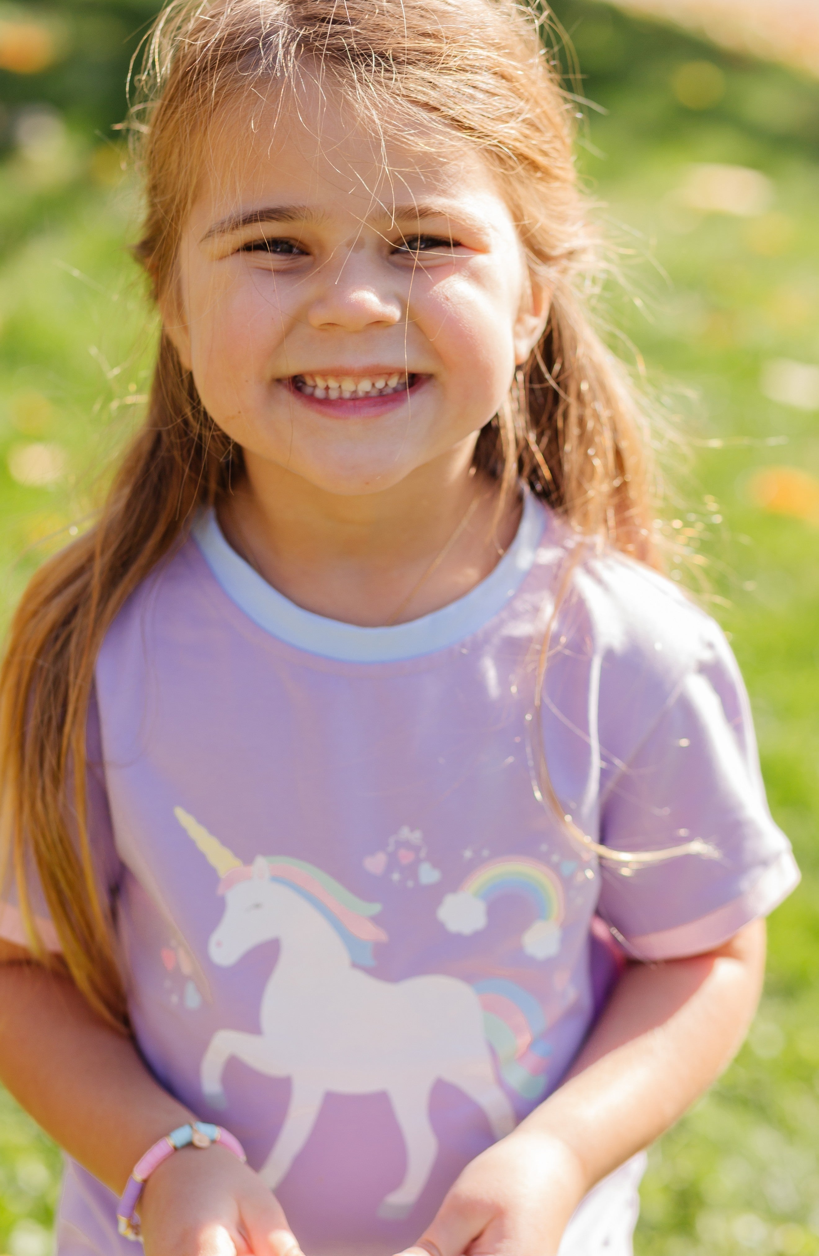 Rainbow Unicorn T-shirt (girls)