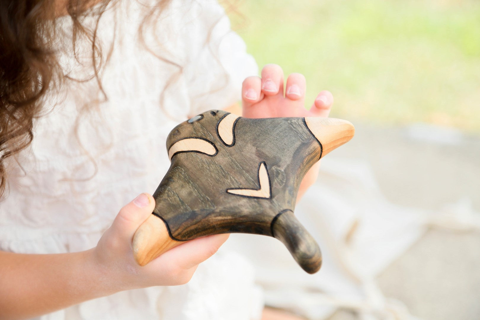 Wooden Giant Manta Ray Toy