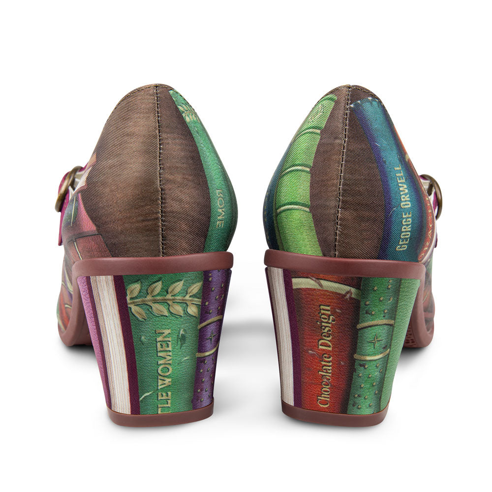 Chocolaticas® Mid Heels Tales & Soles Women's Mary Jane Pump