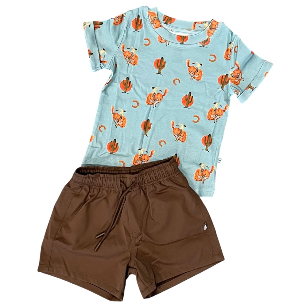 Tj Bamboo Short Sleeve Signature Tee