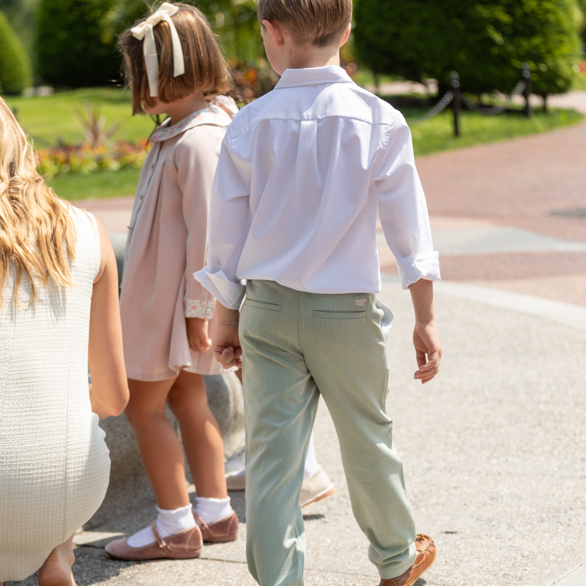 Bradford Trousers In Hanover Herringbone