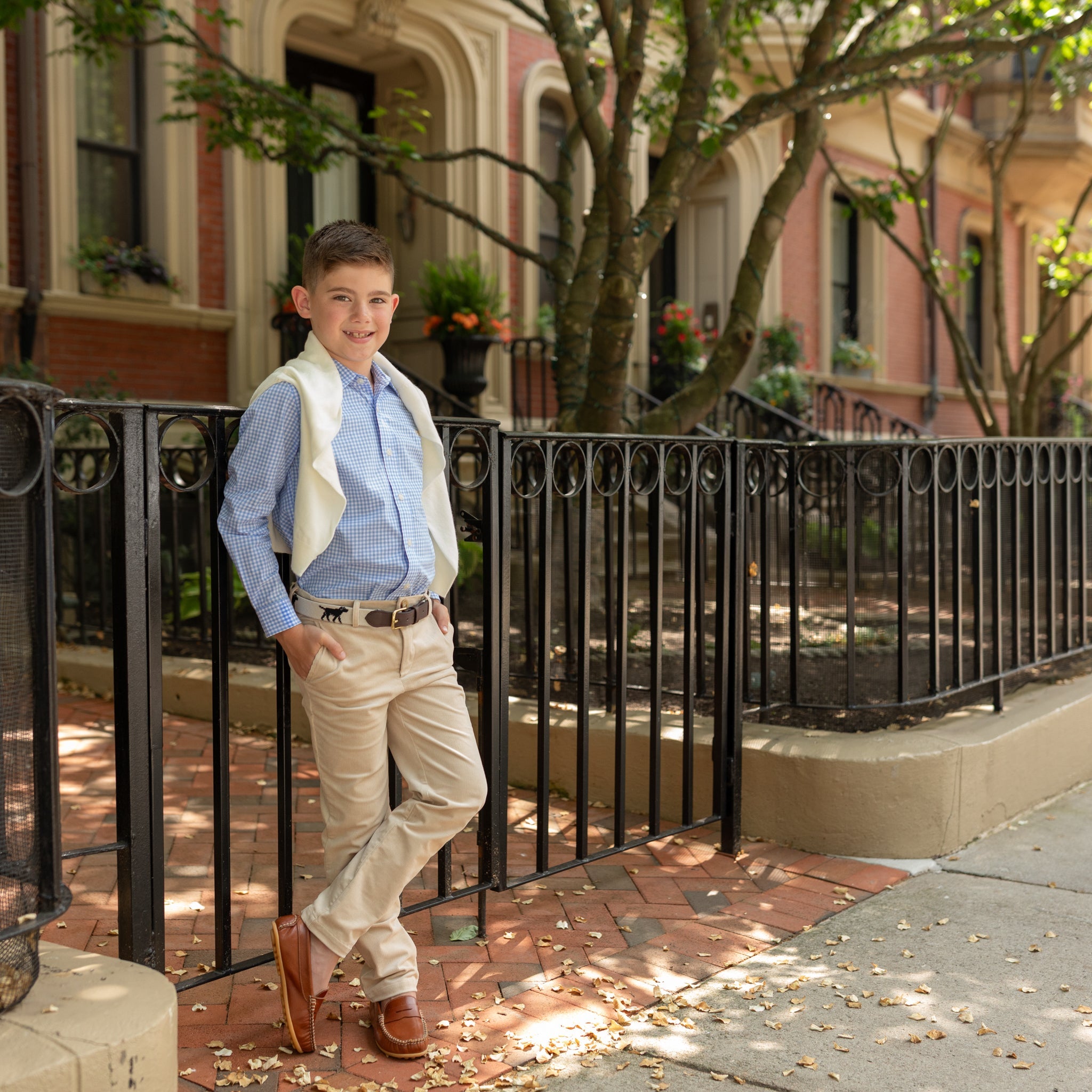 Bradford Trousers In King's Way Khaki Corduroy