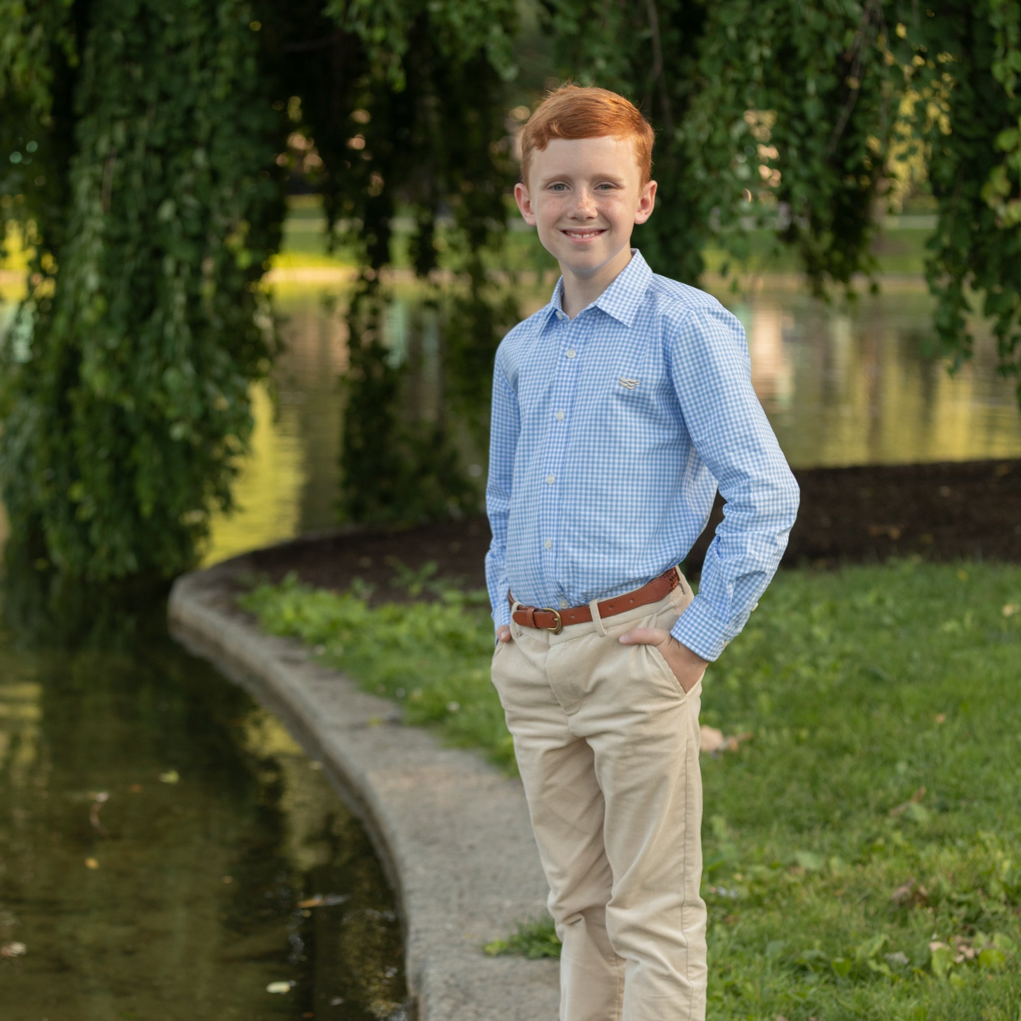 Bradford Trousers In King's Way Khaki Corduroy
