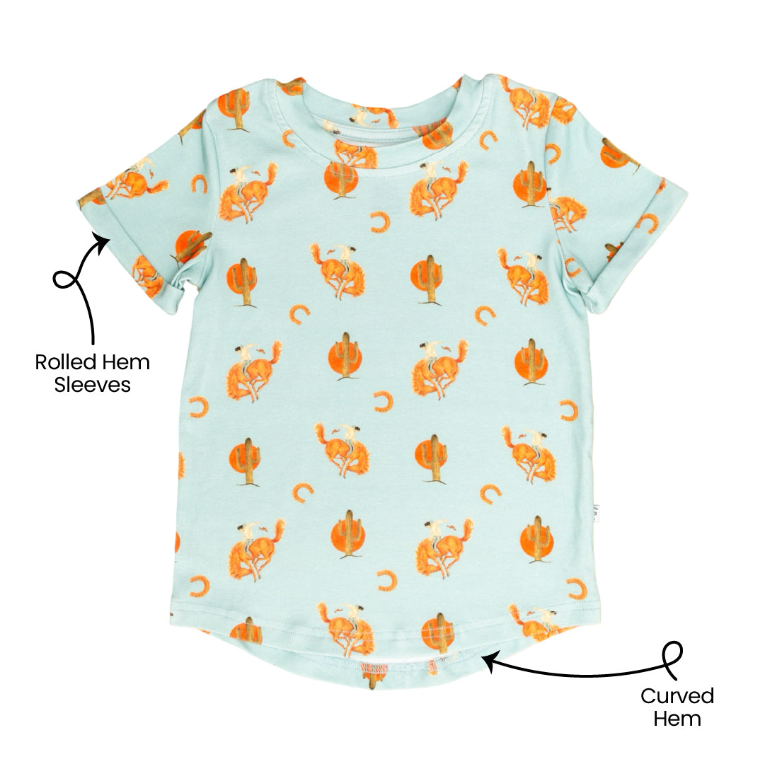 Tj Bamboo Short Sleeve Signature Tee