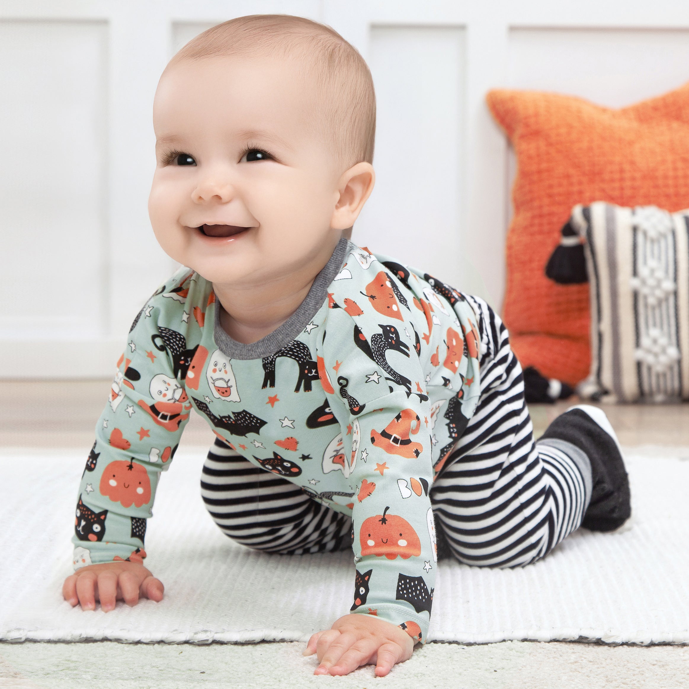 Halloween Pumpkin-pals Boy's Top & Pants