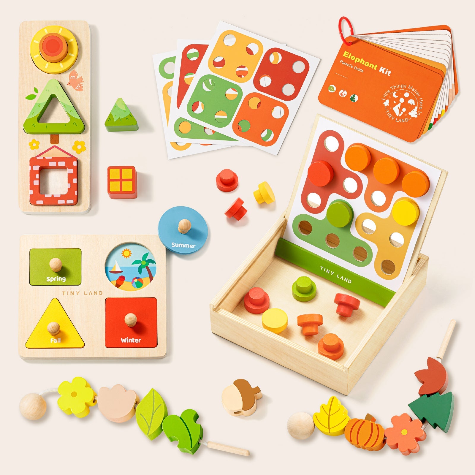 Tiny Land® Montessori Advanced Skills Baby Set(13–24 Months)