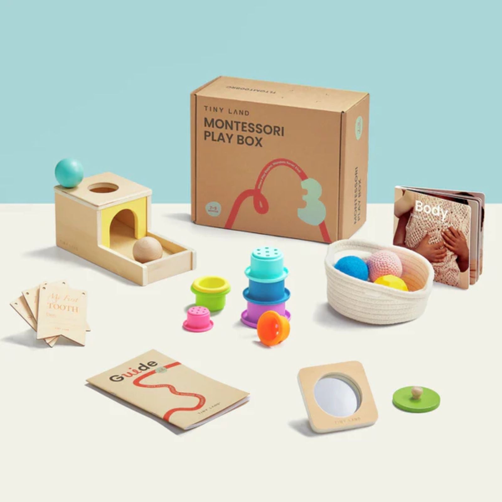 Tiny Land® Montessori Early Skills Baby Set(7–12 Months)