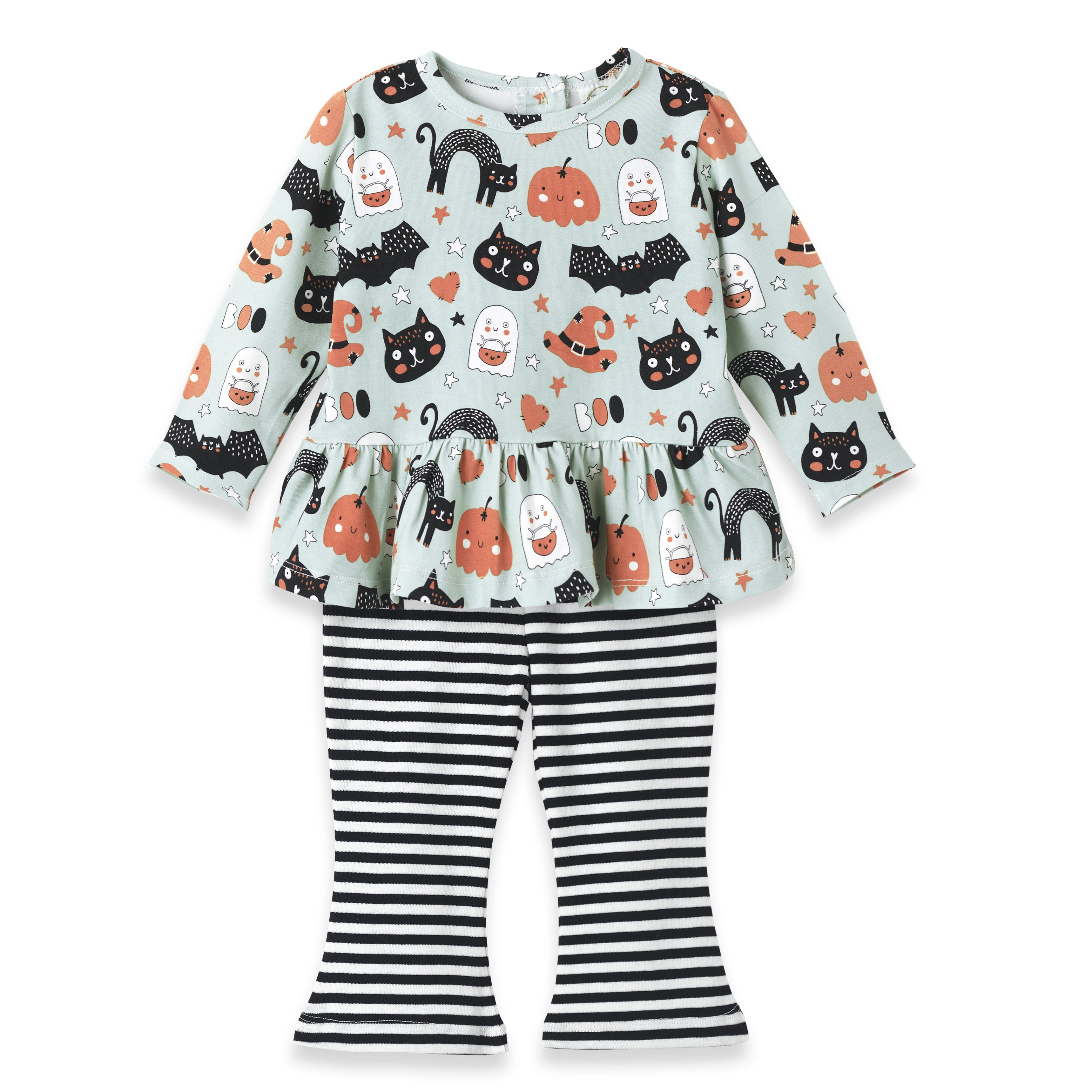 Halloween Pumpkin-pals Girl's Top & Leggings
