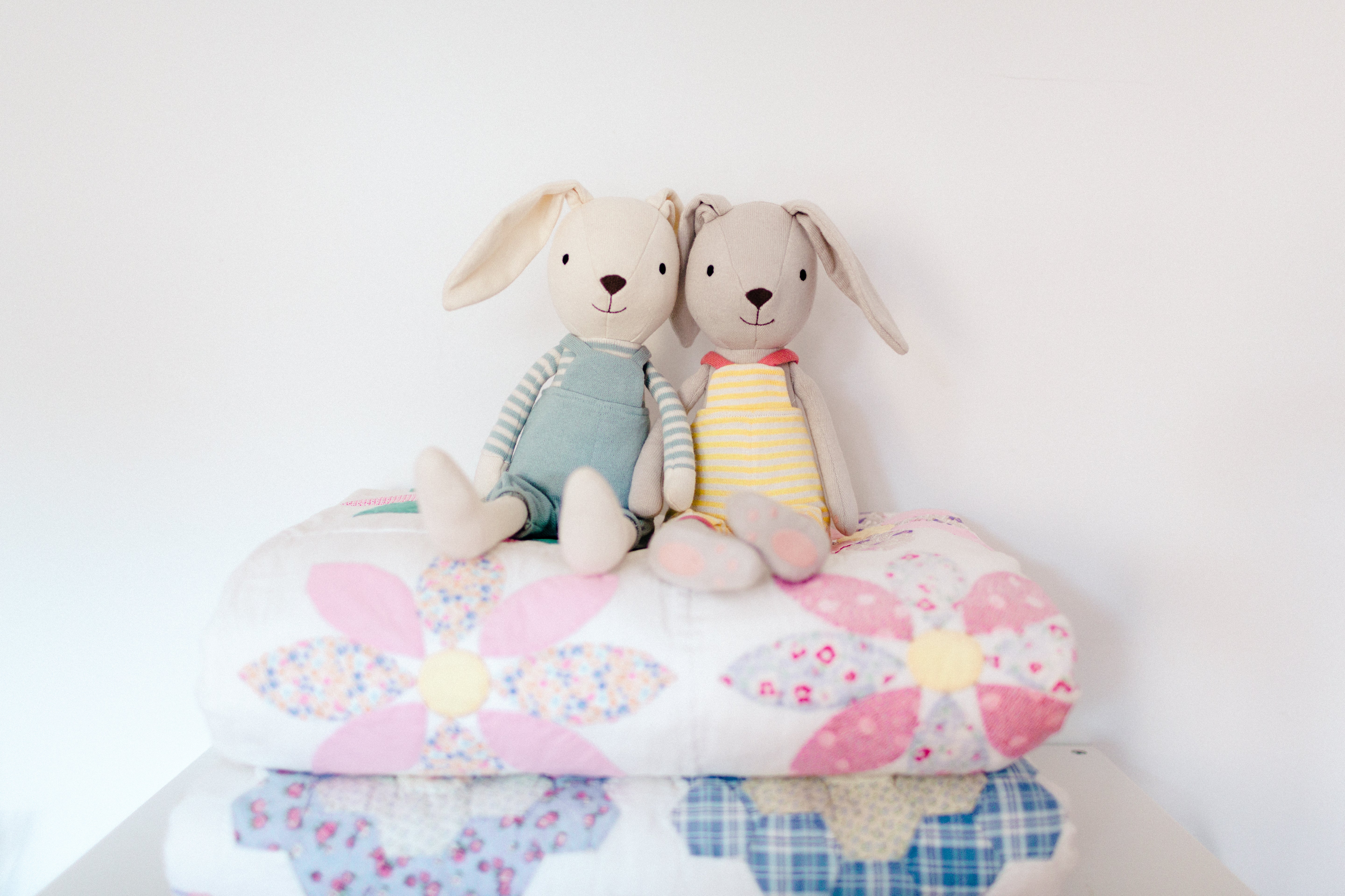 Knit Bunny Plush - Finn