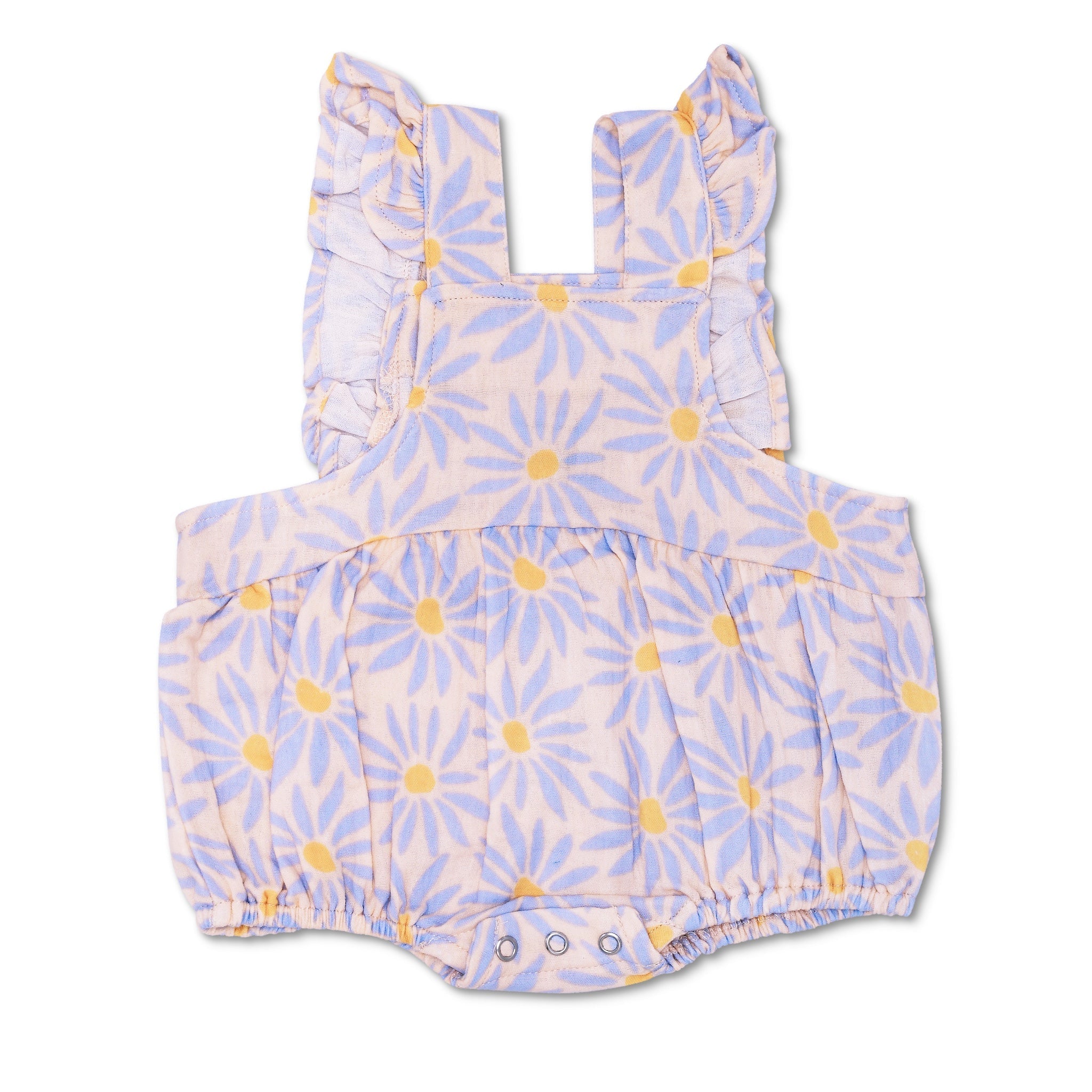 Muslin Flutter Sleeve Romper - Daisy Dreams