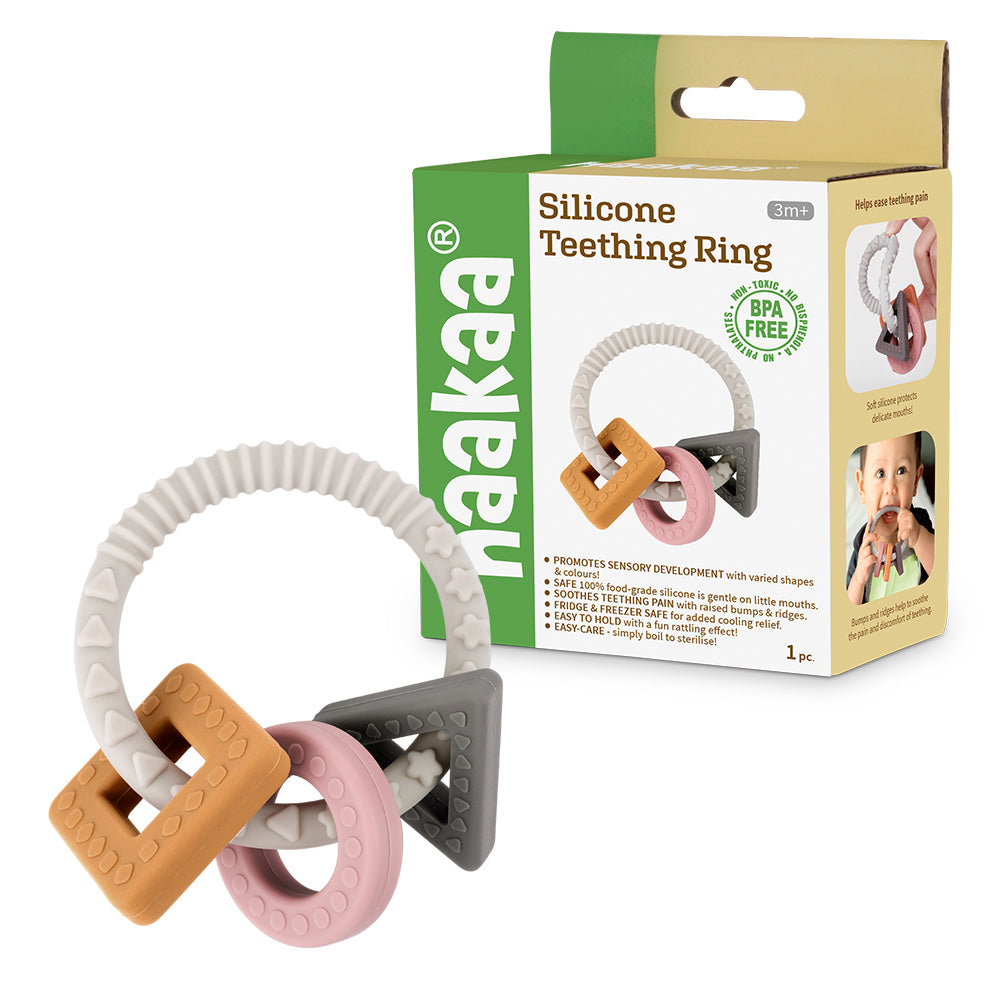 Haakaa Silicone Teething Ring 1 Pk