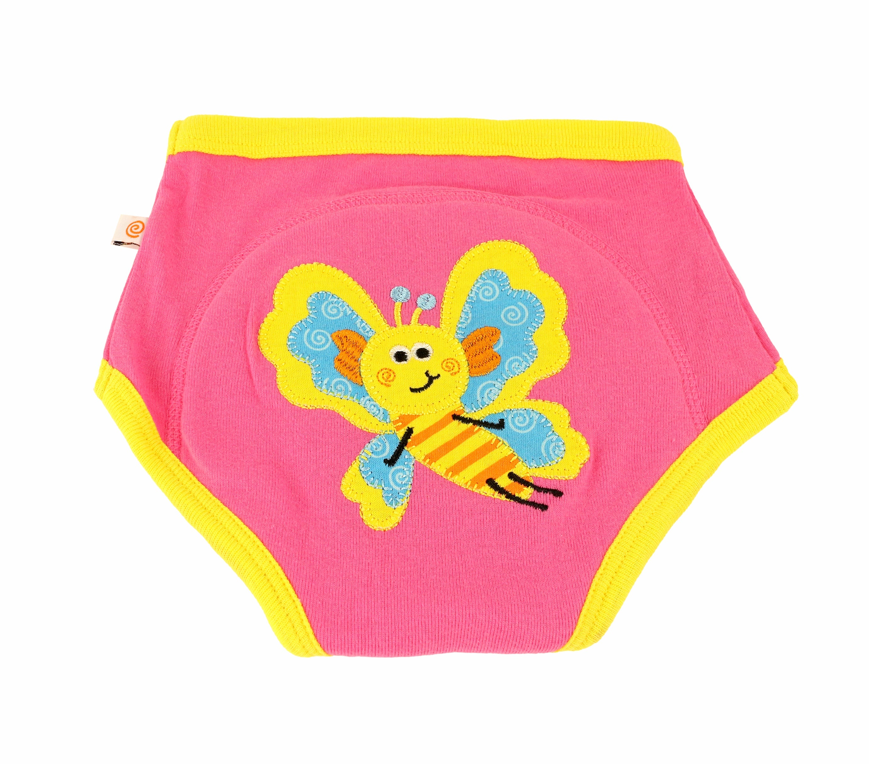 Toddler Organic Potty Training Pants (3-pk) - Garden Creatures **pre-order (orders Will Ship In Full Early March '25)**