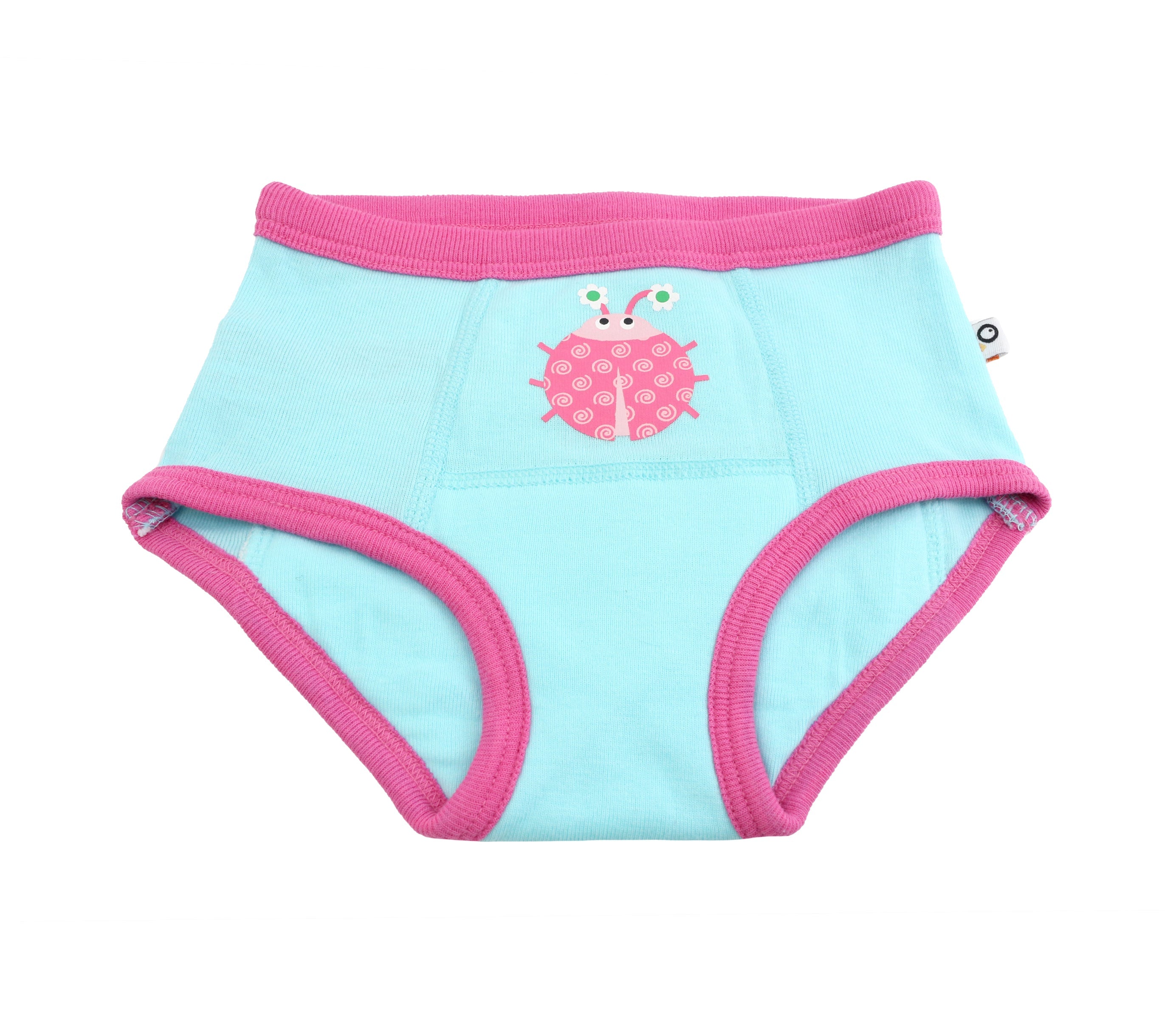 Toddler Organic Potty Training Pants (3-pk) - Garden Creatures **pre-order (orders Will Ship In Full Early March '25)**