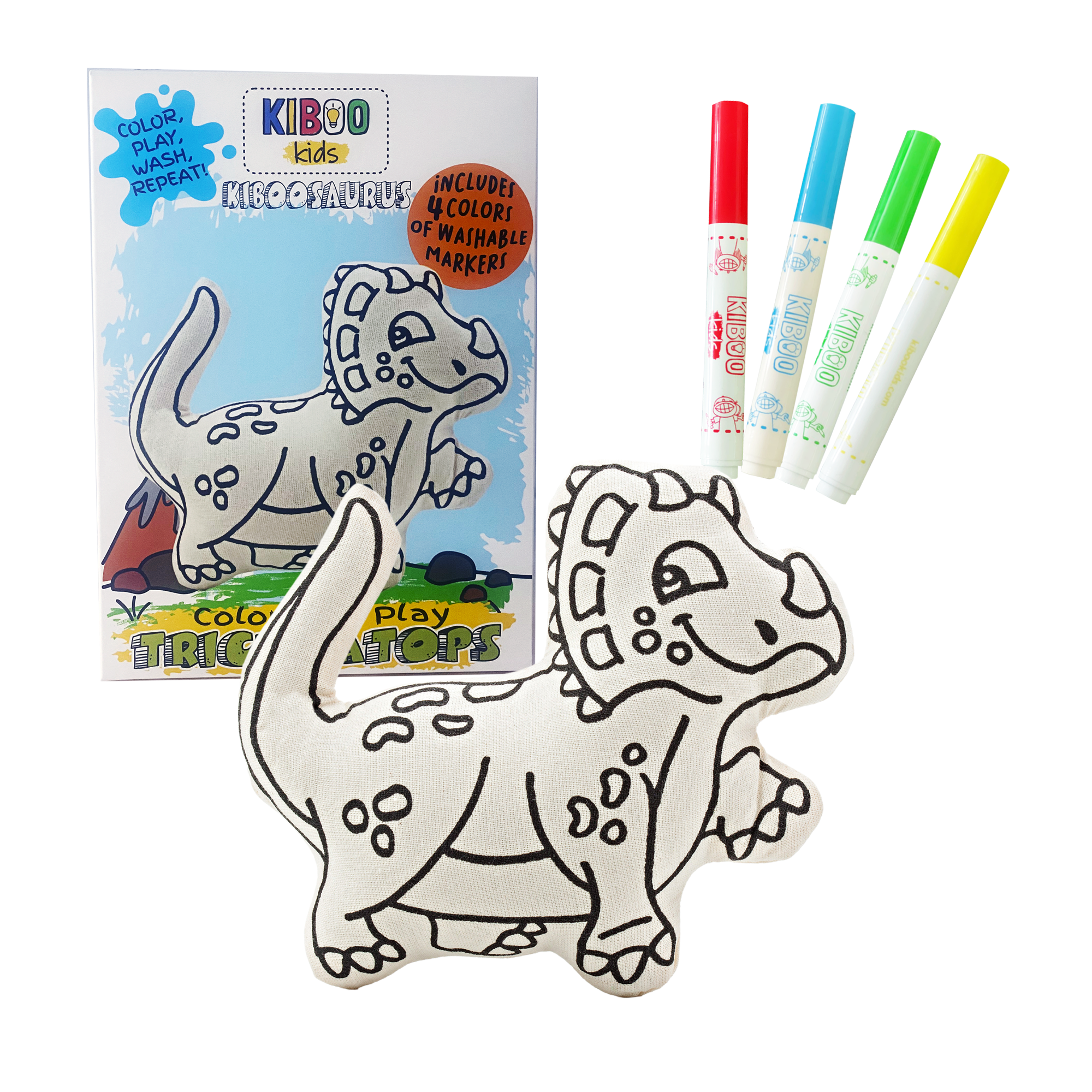 Jurassic Series: Triceratops Dinosaur For Coloring And Creative Play