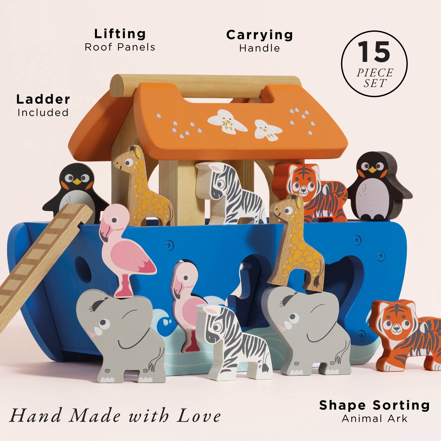 Noah's Ark & Animals Shape Sorter