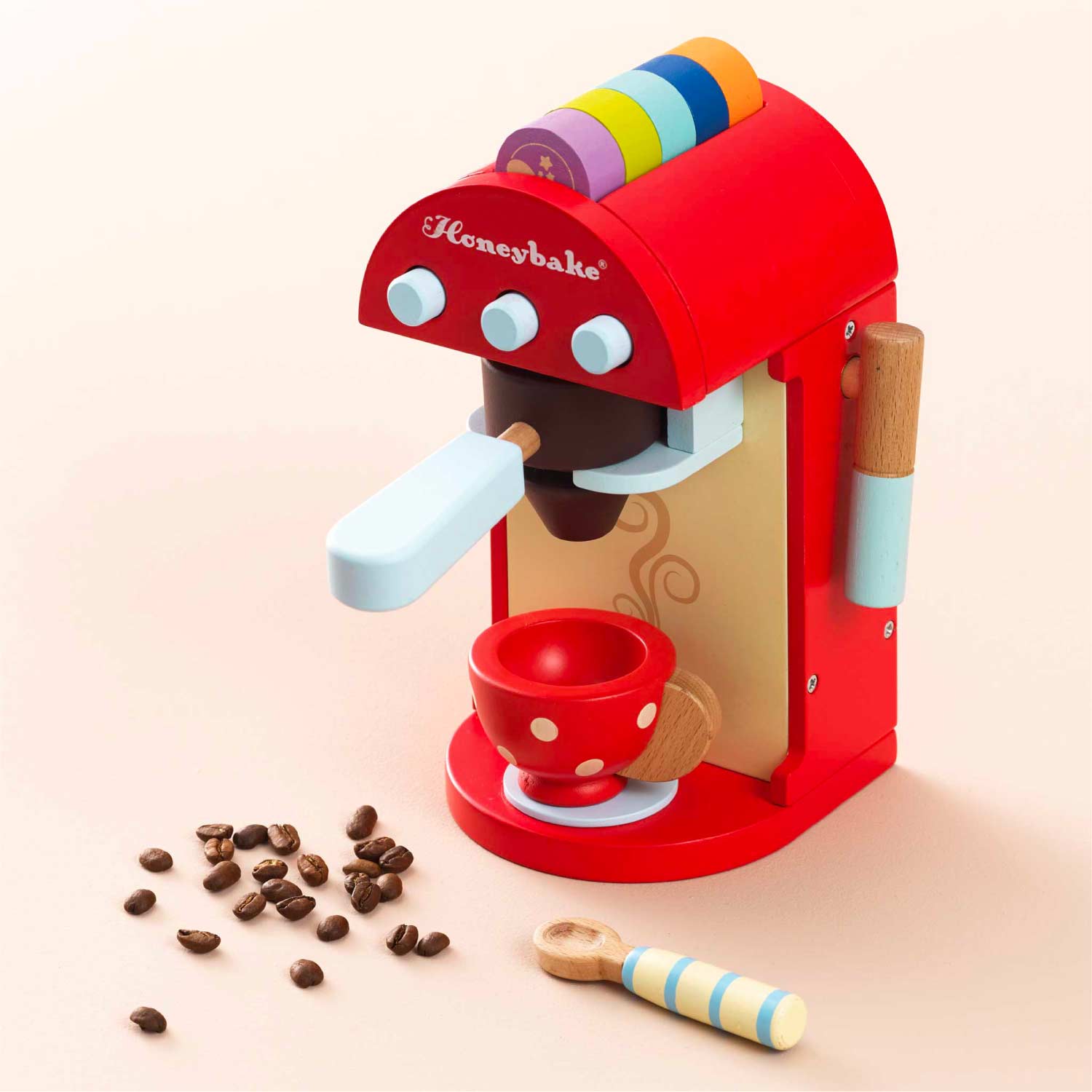 Wooden Toy Coffee Machine & Cup