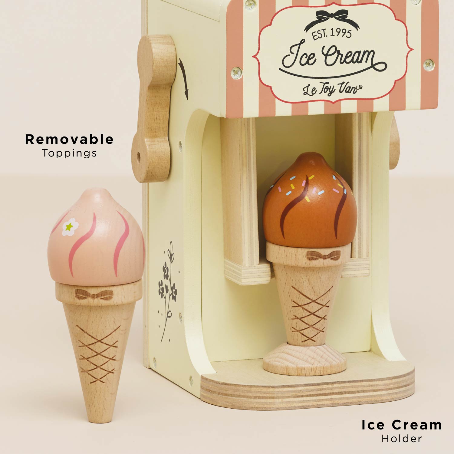 Ice Cream Machine & Play Food Cones