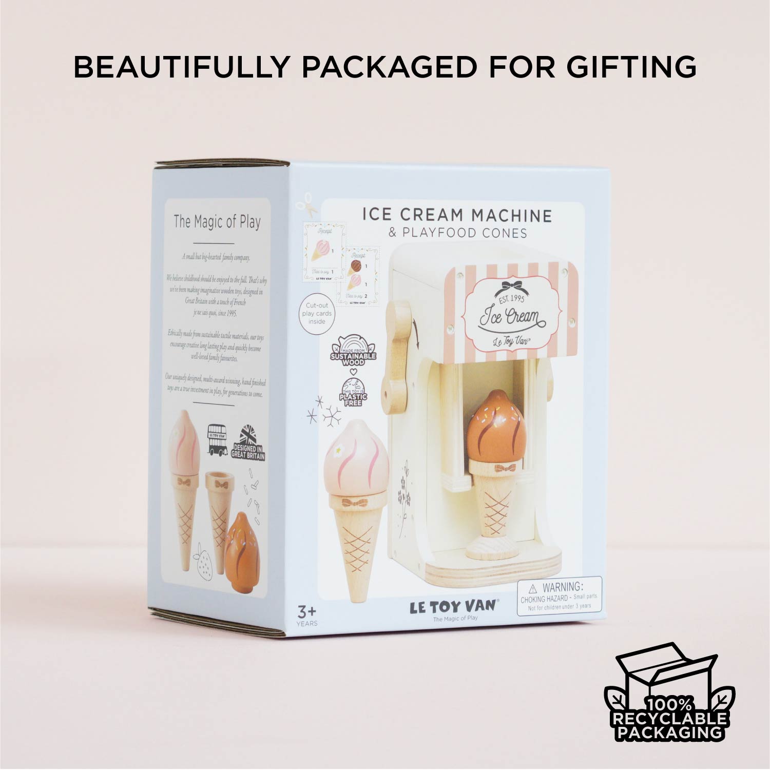 Ice Cream Machine & Play Food Cones