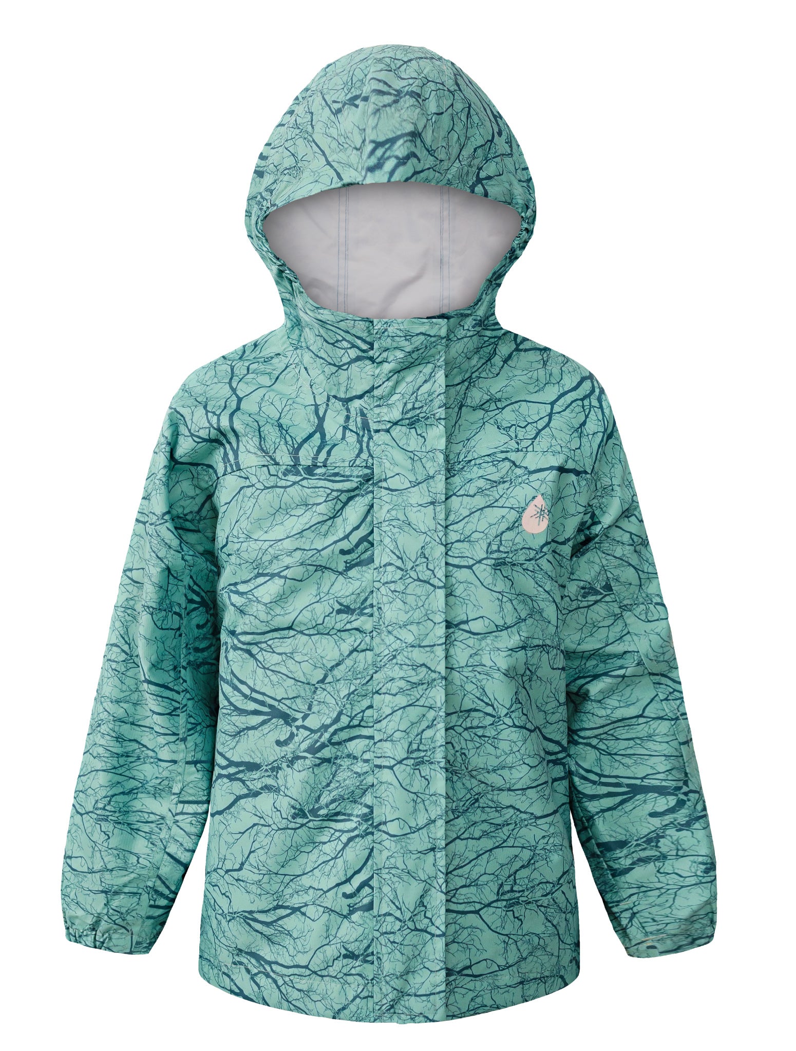 10k Packaway Rainshell - Winter Woods