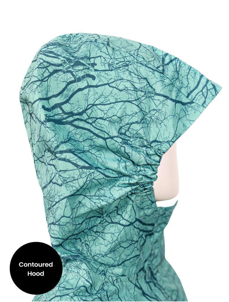 10k Packaway Rainshell - Winter Woods